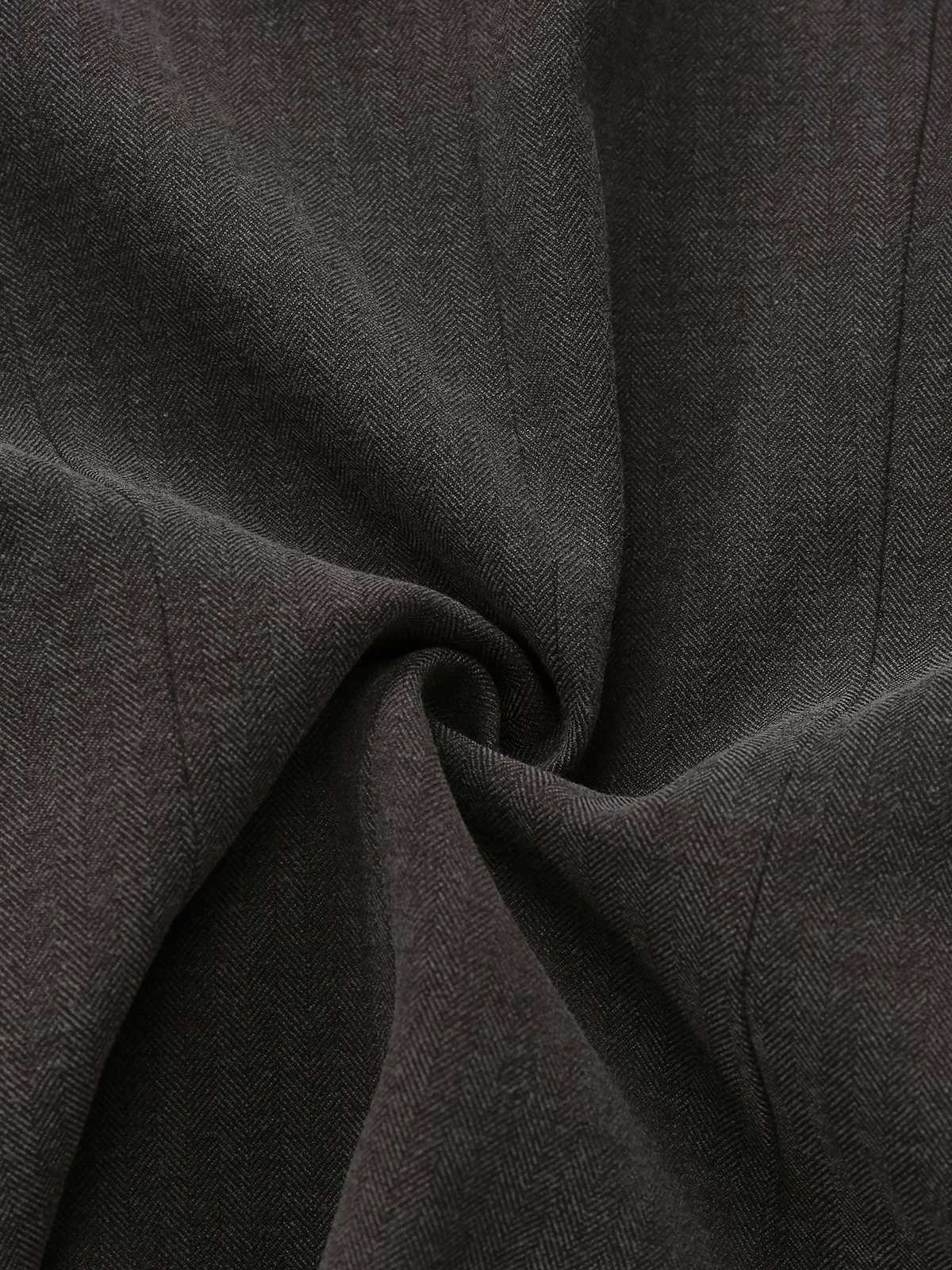 1940s Lapel Belted Jacket With Detachable Cape - Image 11