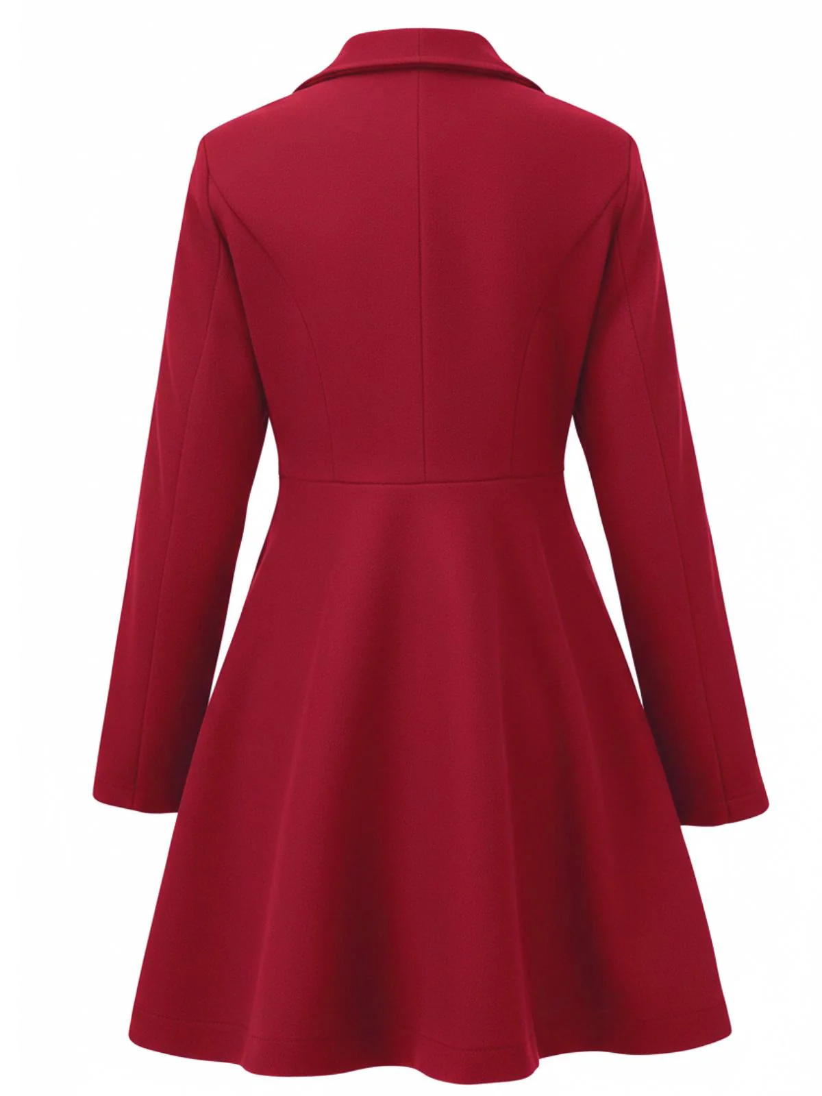 1940s Lapel Solid Tailored Coat - Image 11