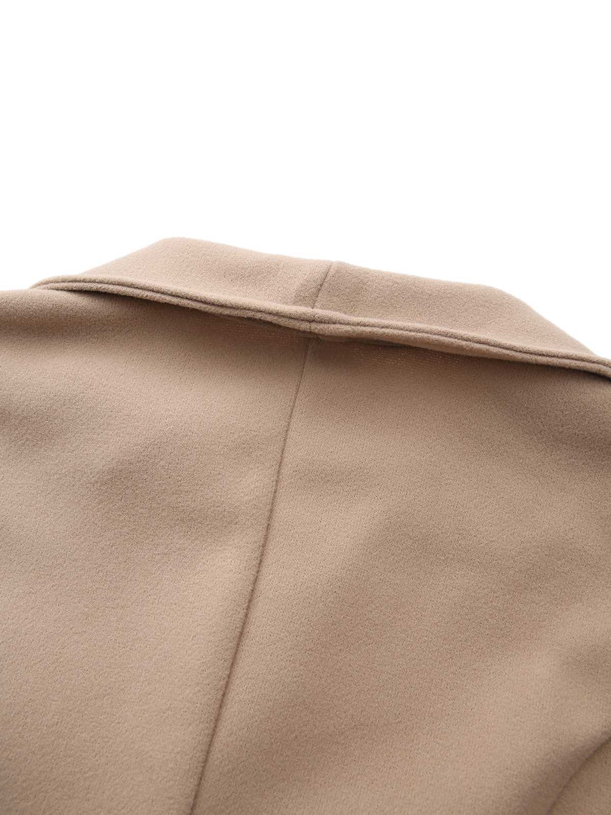 1940s Lapel Solid Tailored Coat - Image 7