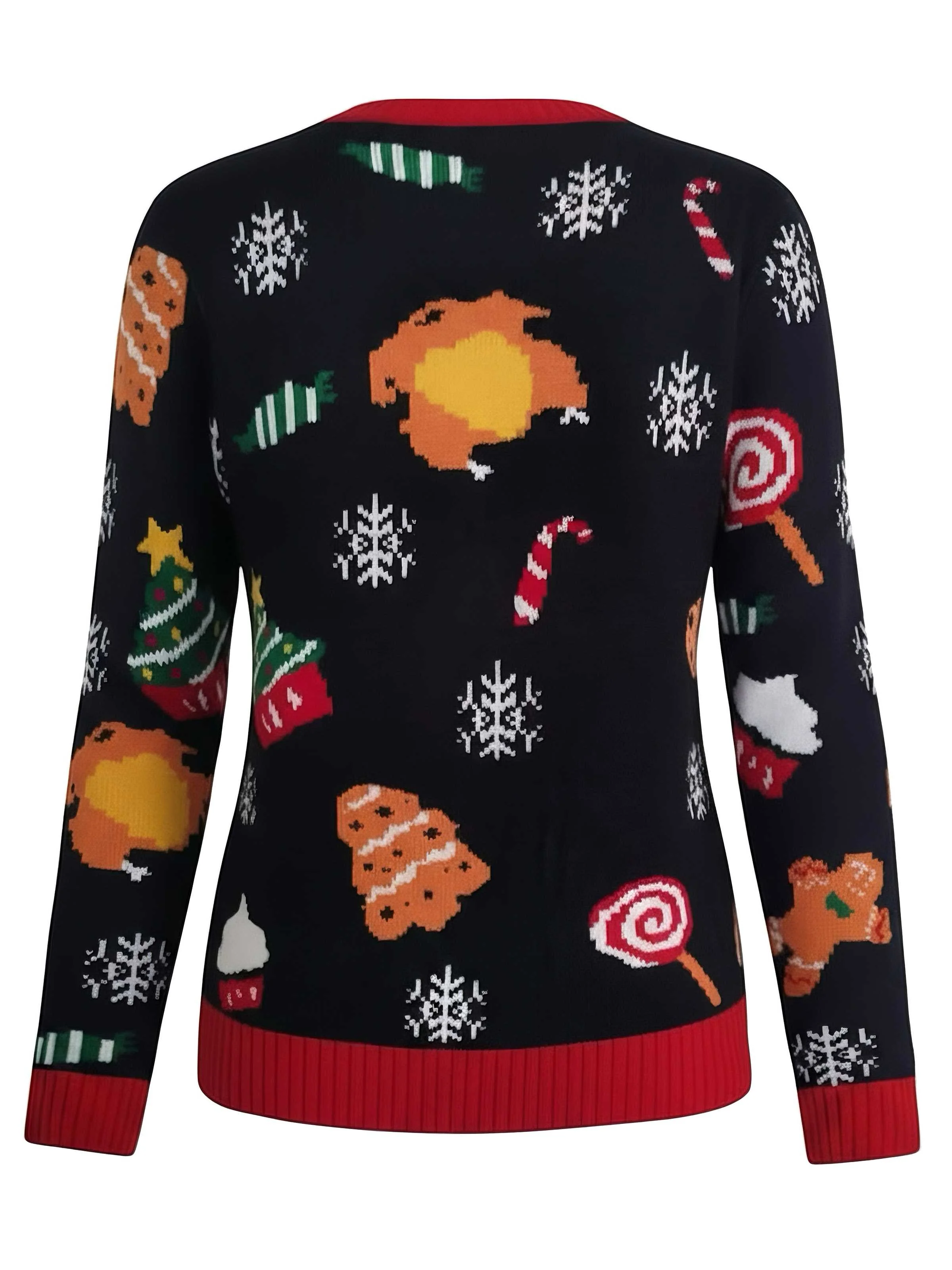 1940s Led Light-Up Jacquard Christmas Sweater - Image 3