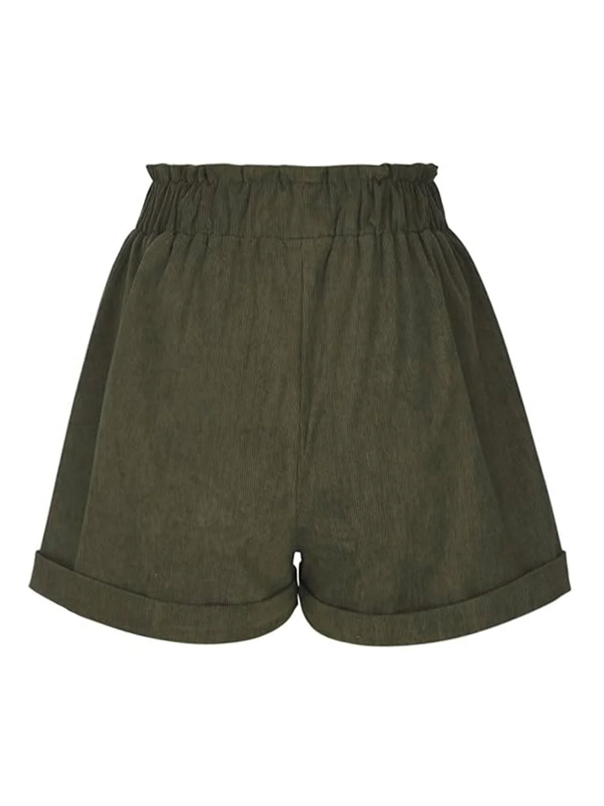 1940s Mushroom Embroidered Corduroy Shorts - Image 2