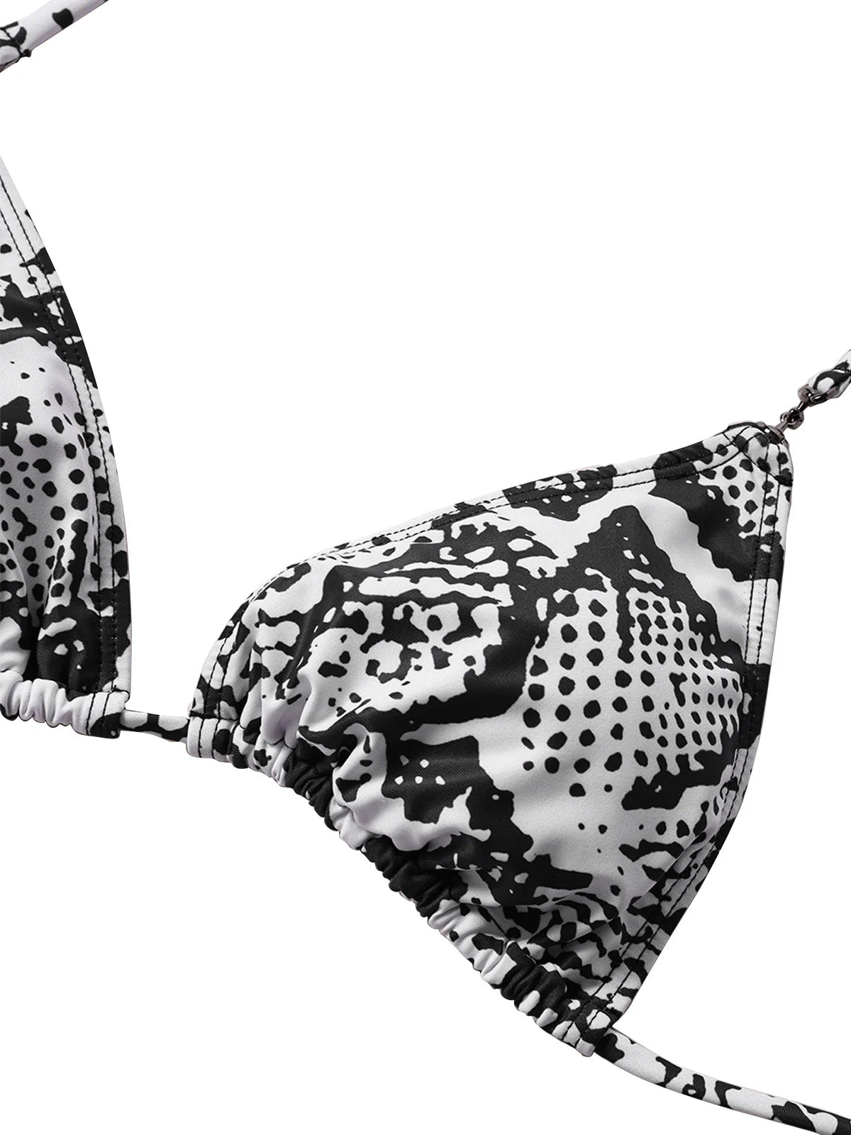 [Pre-Sale] 1940s Snakeskin Twisted Metal-Trimmed Swimsuit & Cover-Up - Image 8