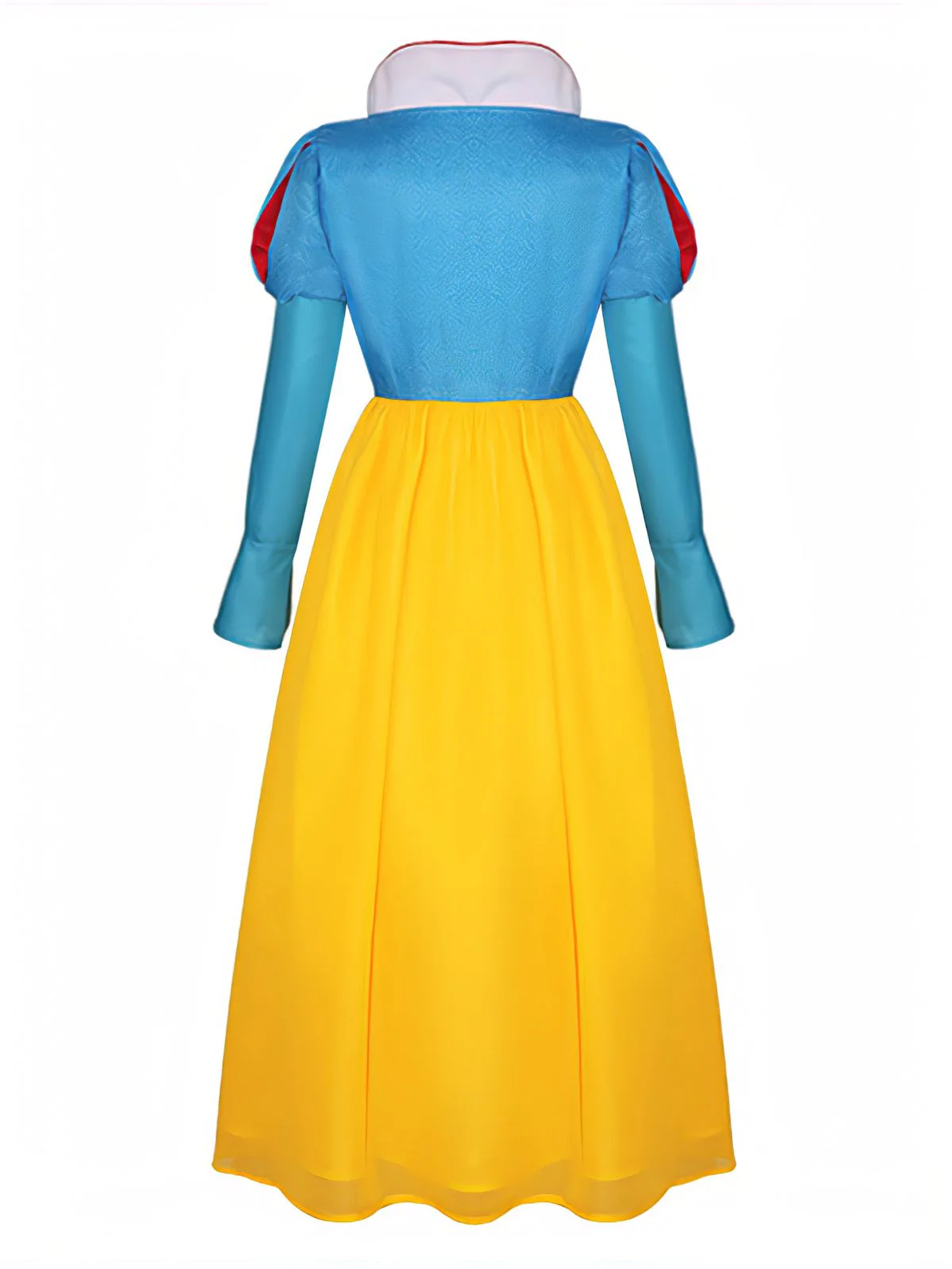 1940s Snow White Style Mesh Patchwork Dress - Image 3