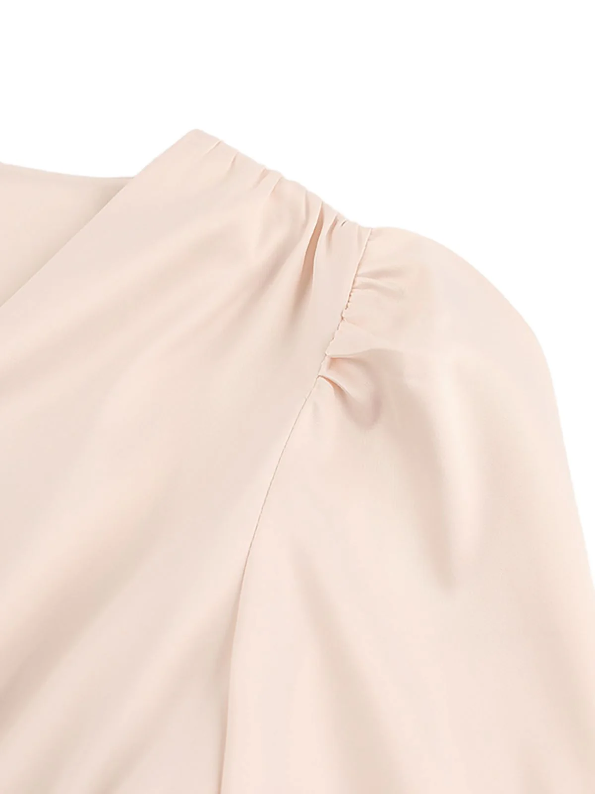 1940s Solid Silk Buttoned Tea Dress - Image 7