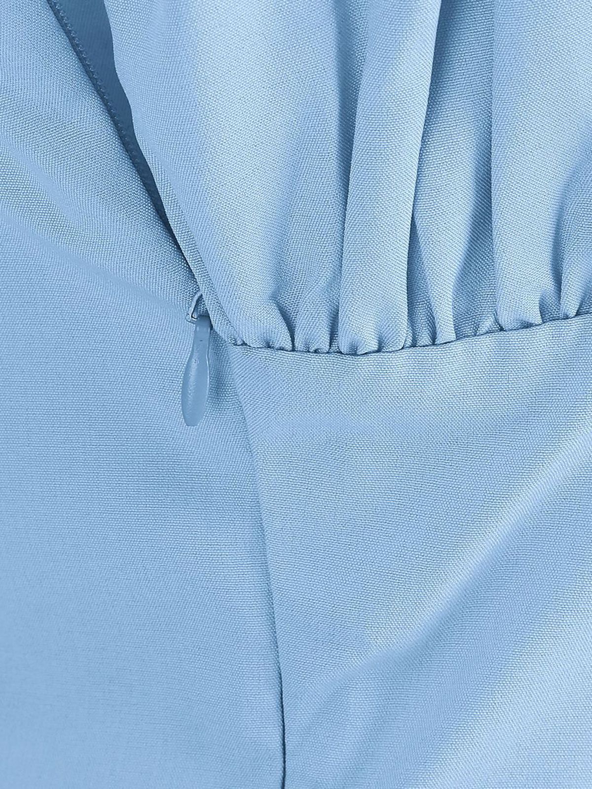 1940s Solid Suspender A-line Dress - Image 6