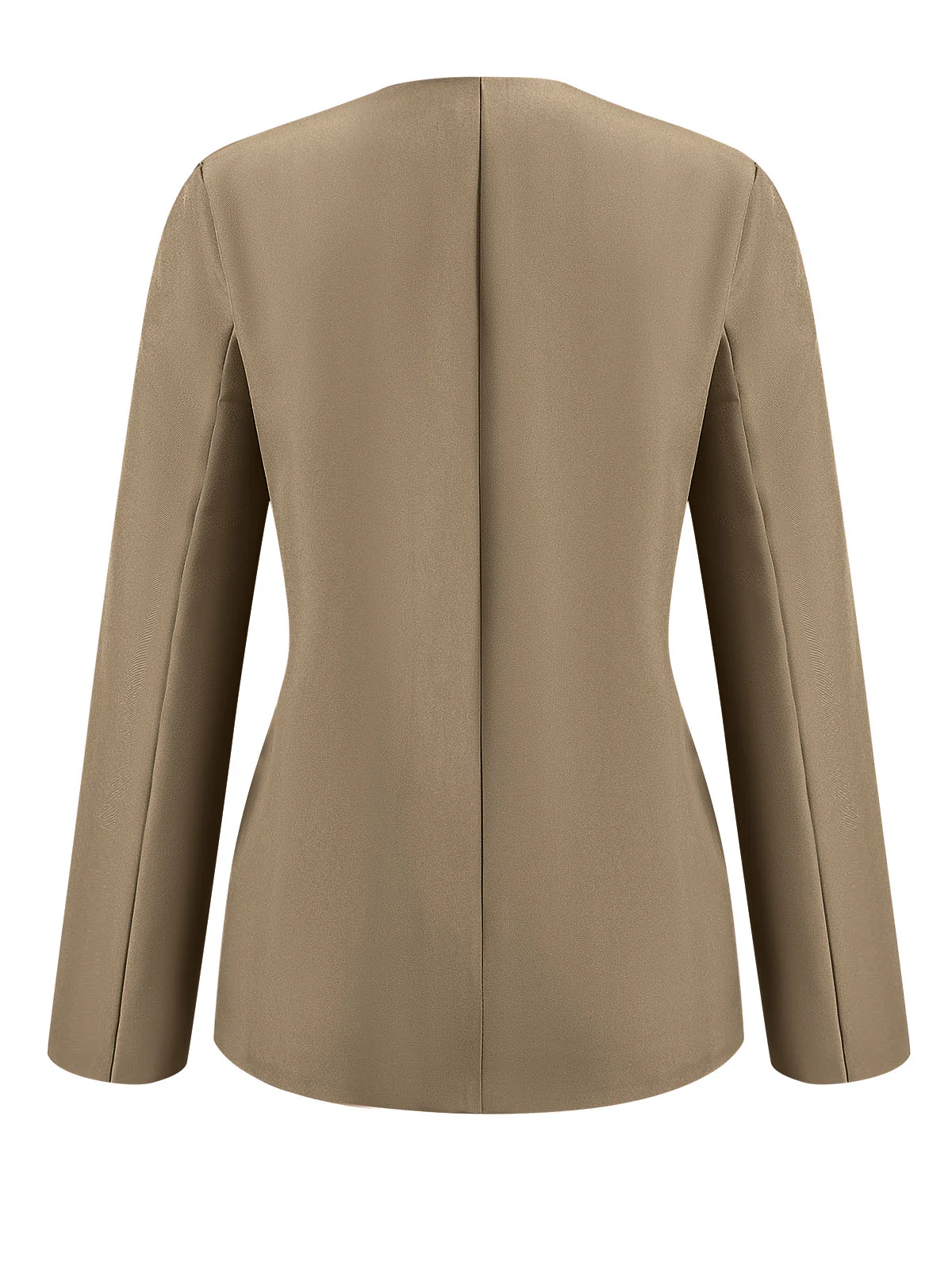 1940s Solid V-Neck Vintage Coat - Image 3