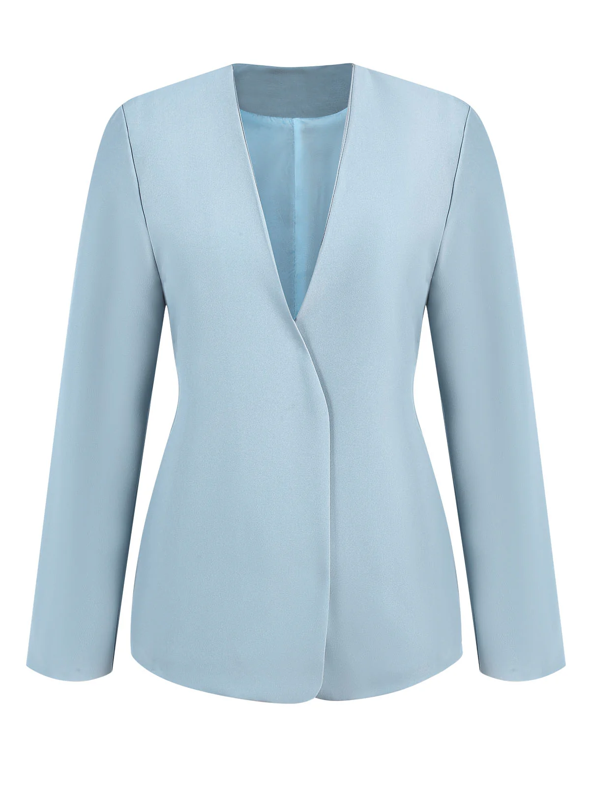 1940s Solid V-Neck Vintage Coat - Image 5