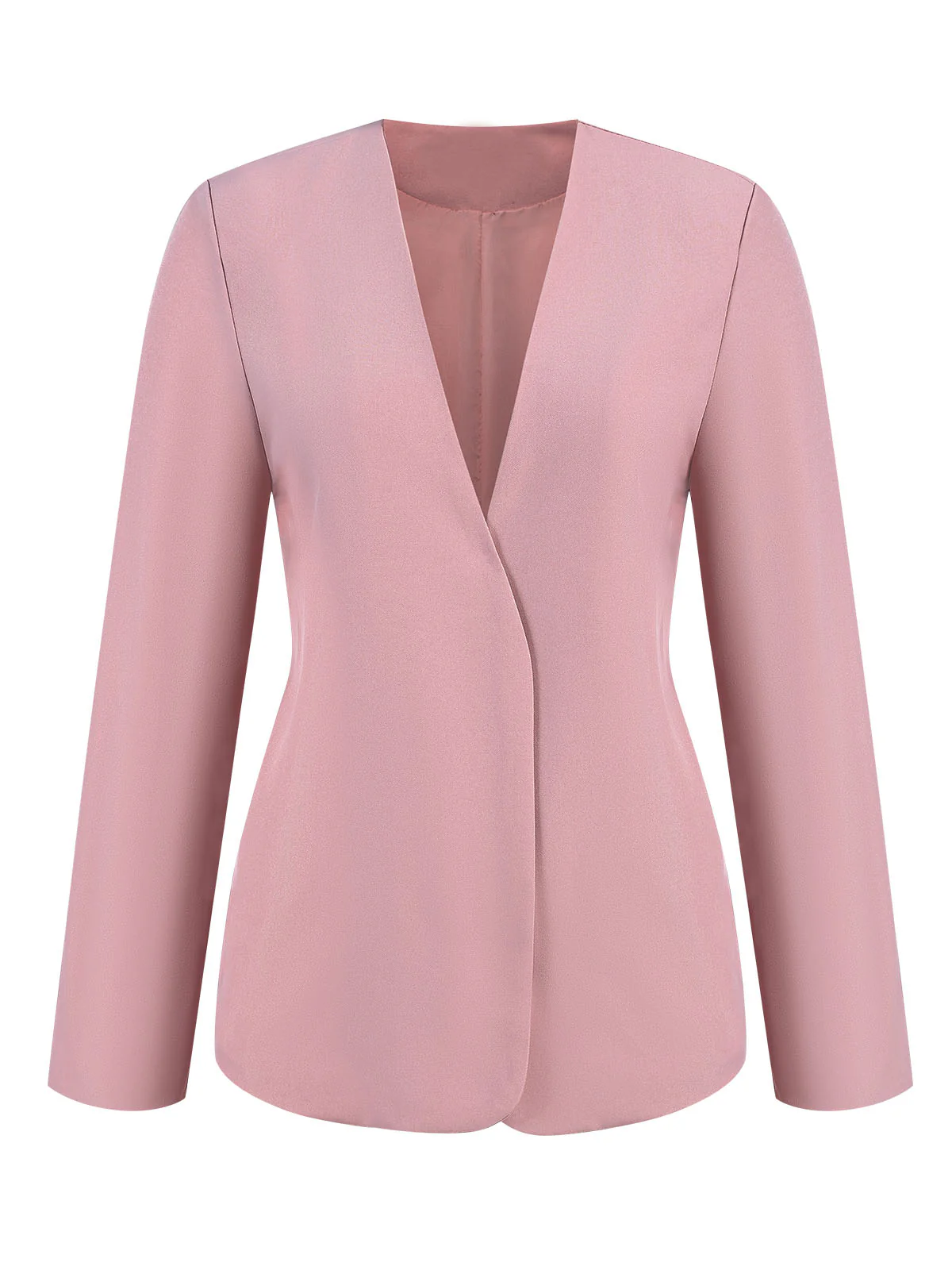 1940s Solid V-Neck Vintage Coat - Image 9