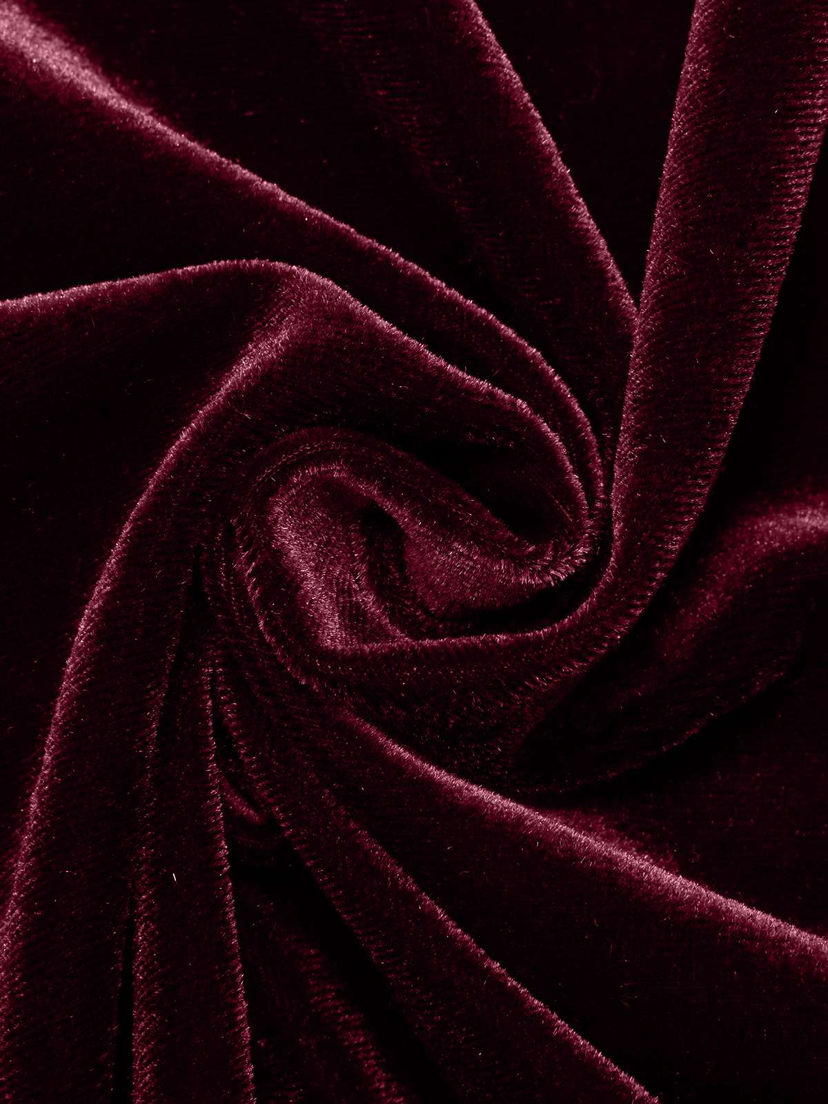 1940s Solid Waist Tie V-Neck Velvet Jumpsuit - Image 12