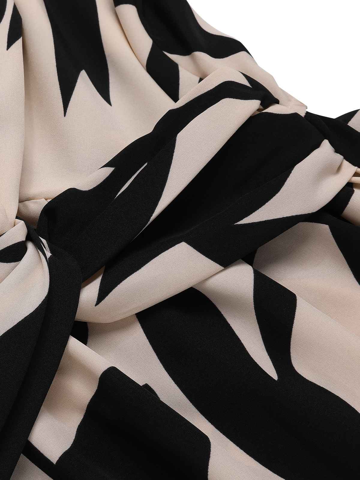 1940s Twisted Irregular Hem Sleeveless Dress - Image 5