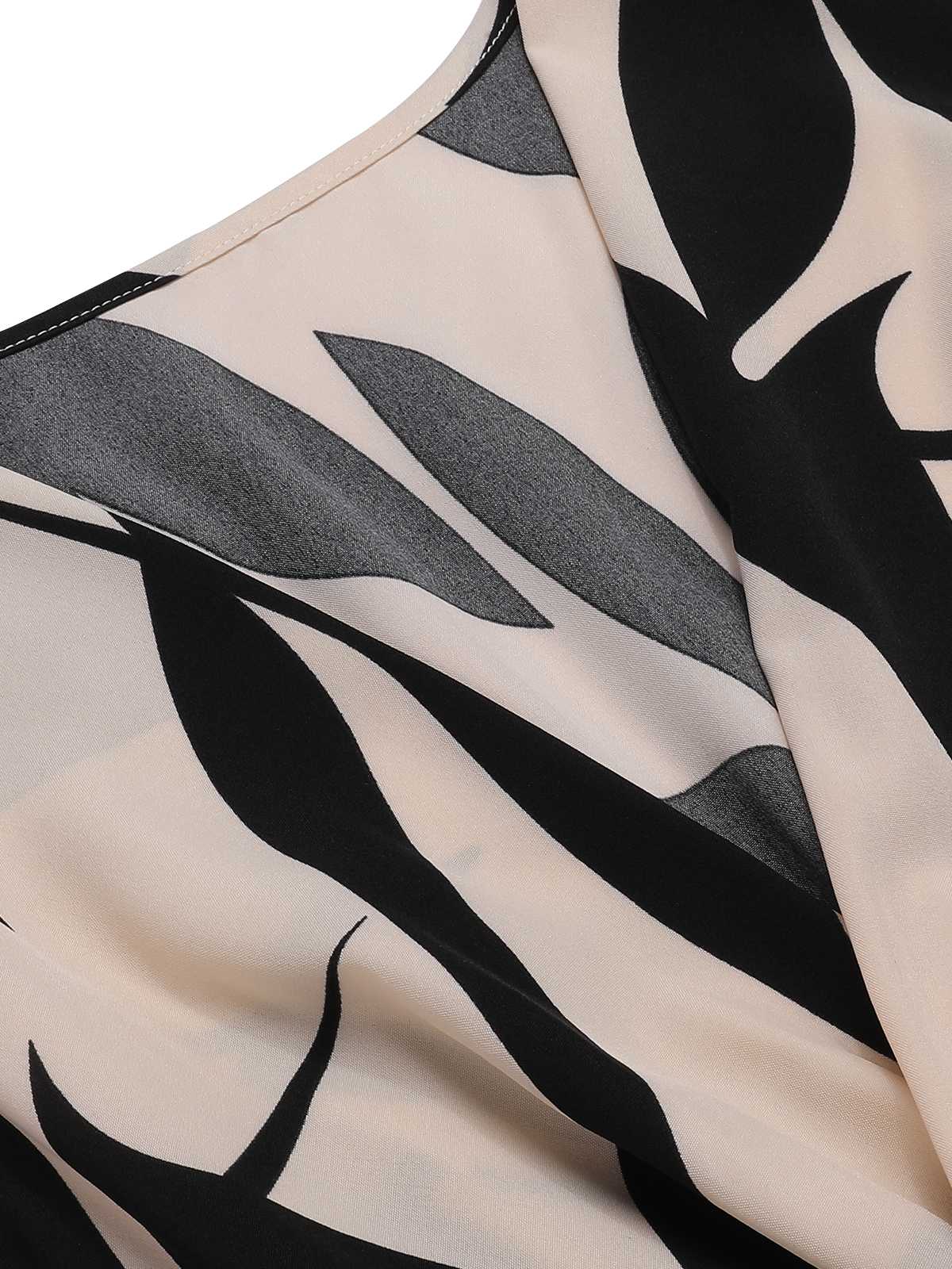 1940s Twisted Irregular Hem Sleeveless Dress - Image 7