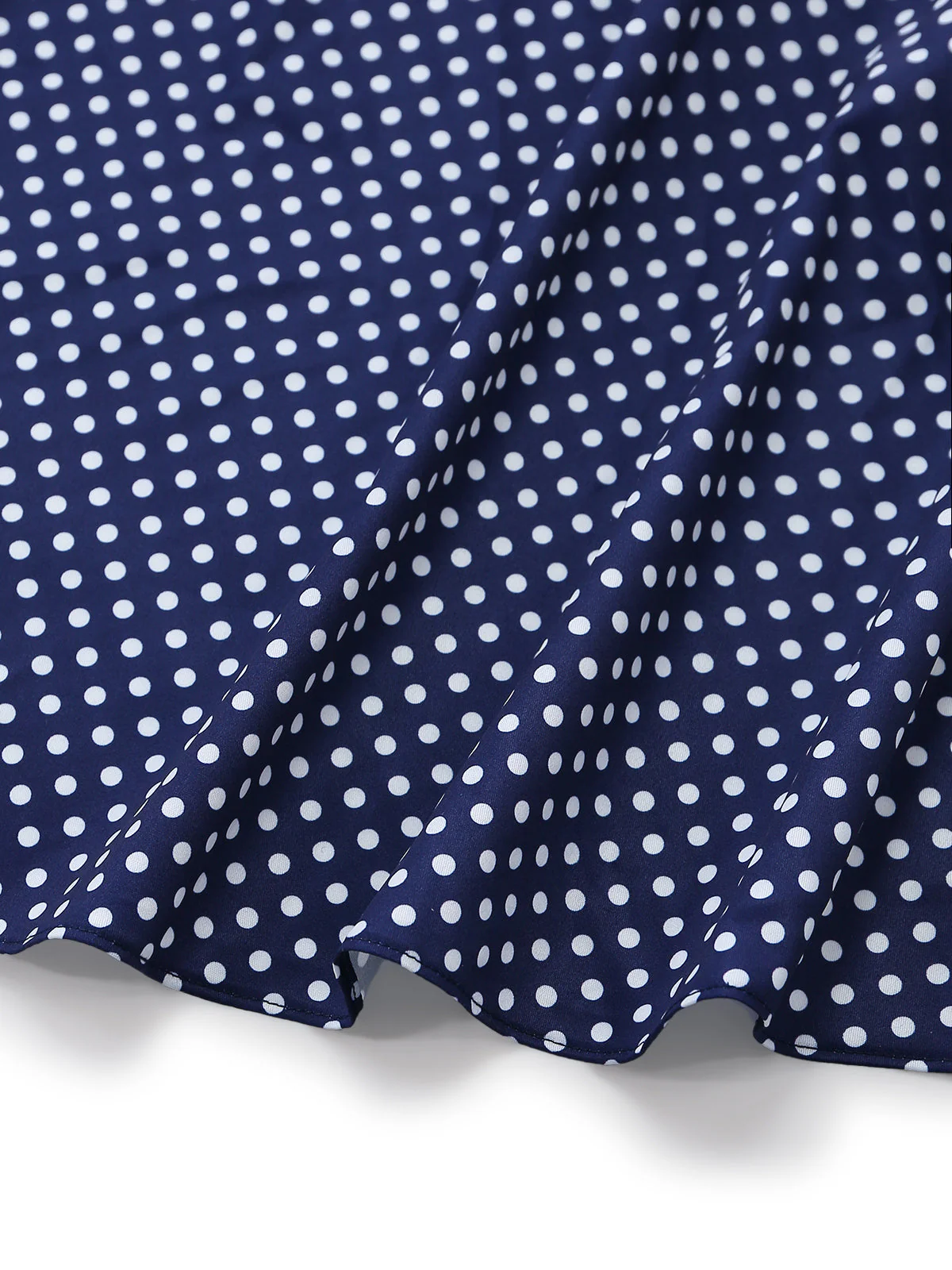[Pre-Sale] 1940s Twisted Pleated Asymmetrical Hem Dress - Image 7
