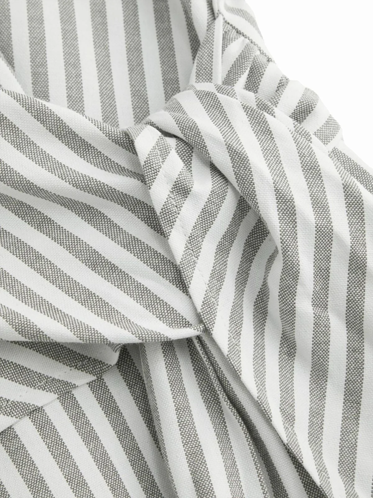 1940s V-Neck Striped Tie-Waist Sleeveless Jumpsuit - Image 6