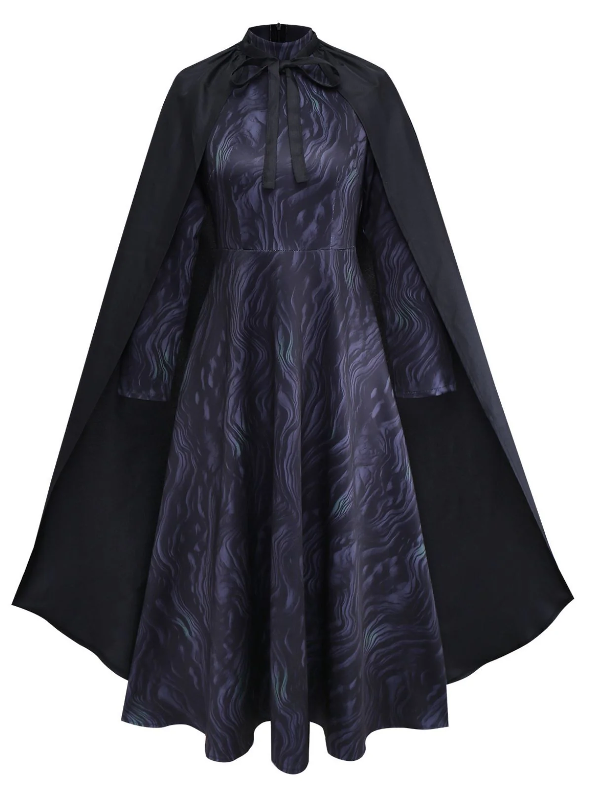 1940s Wicked Witch Elphaba Halloween Cosplay Cape Set - Image 2
