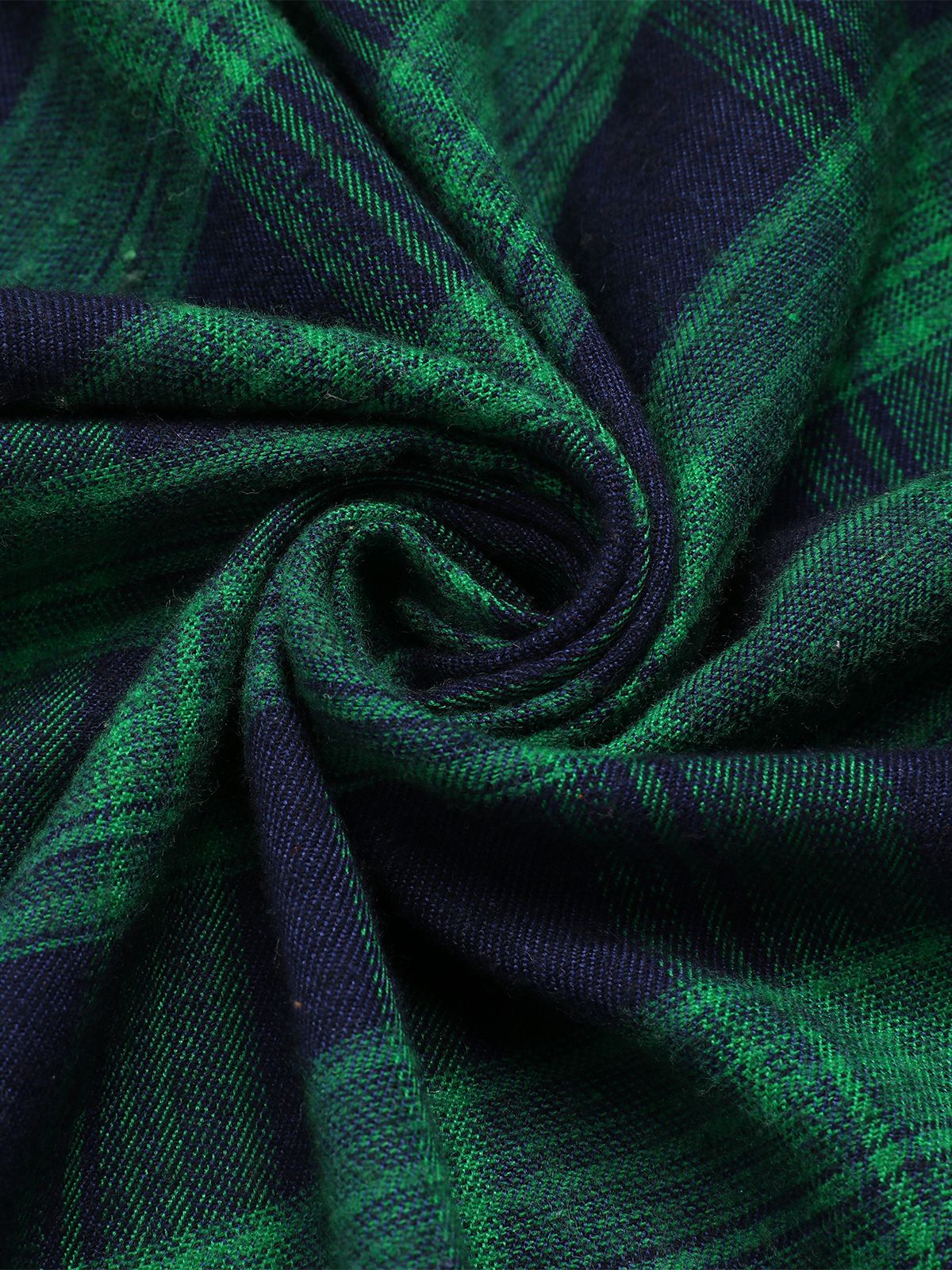 1950s 3/4 Sleeve Plaid Belt Dress - Image 22