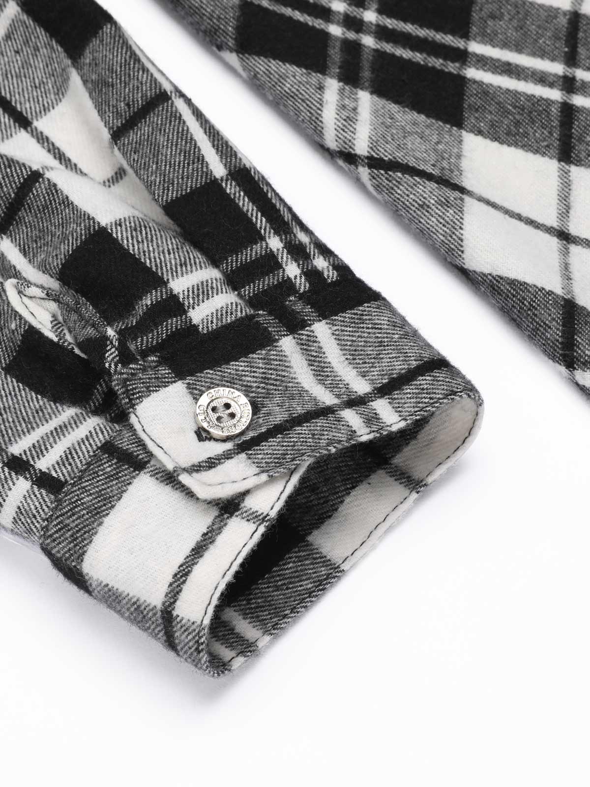 1950s 3/4 Sleeve Plaid Belt Dress - Image 11