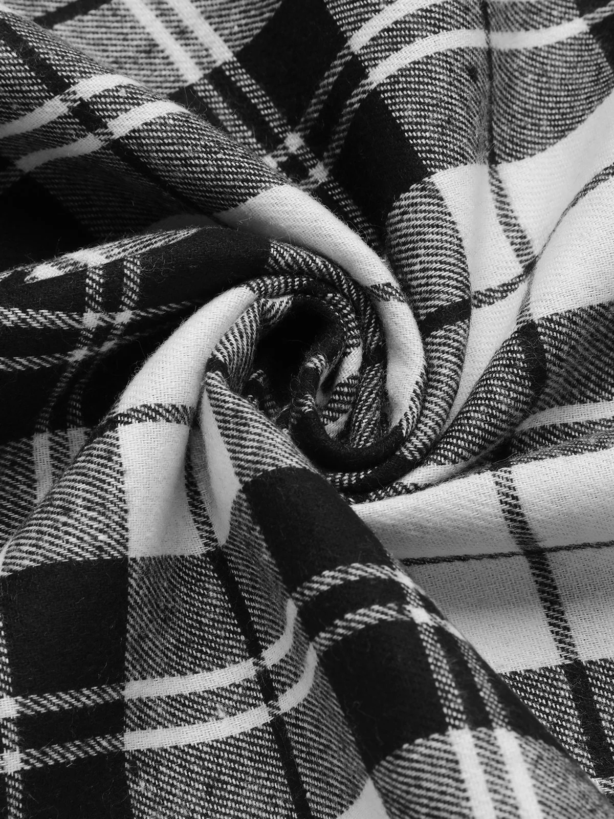1950s 3/4 Sleeve Plaid Belt Dress - Image 6