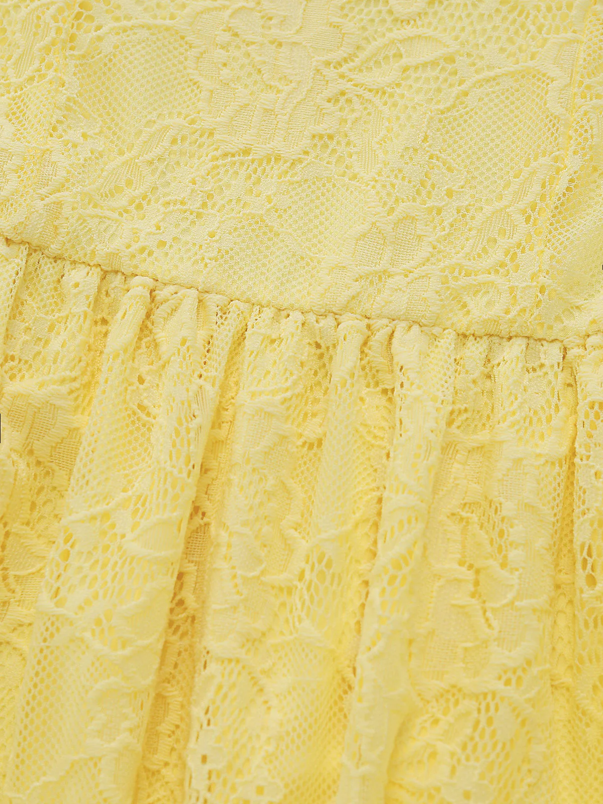 1950s Backless Lace Solid Halter Dress - Image 6