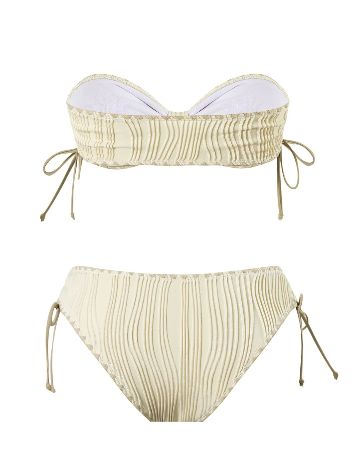 1950s Bandeau Sand-Ripple Jeweled Starfish Bikini Set - Image 3