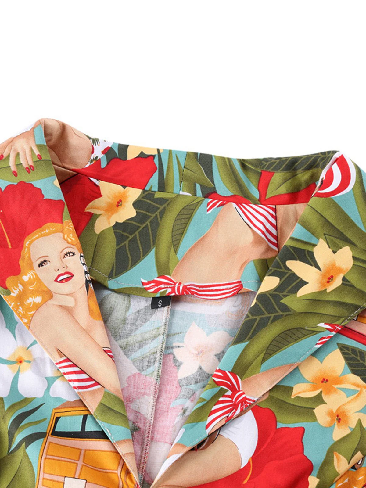 1950s Bikini Girls Swing Dress - Image 8