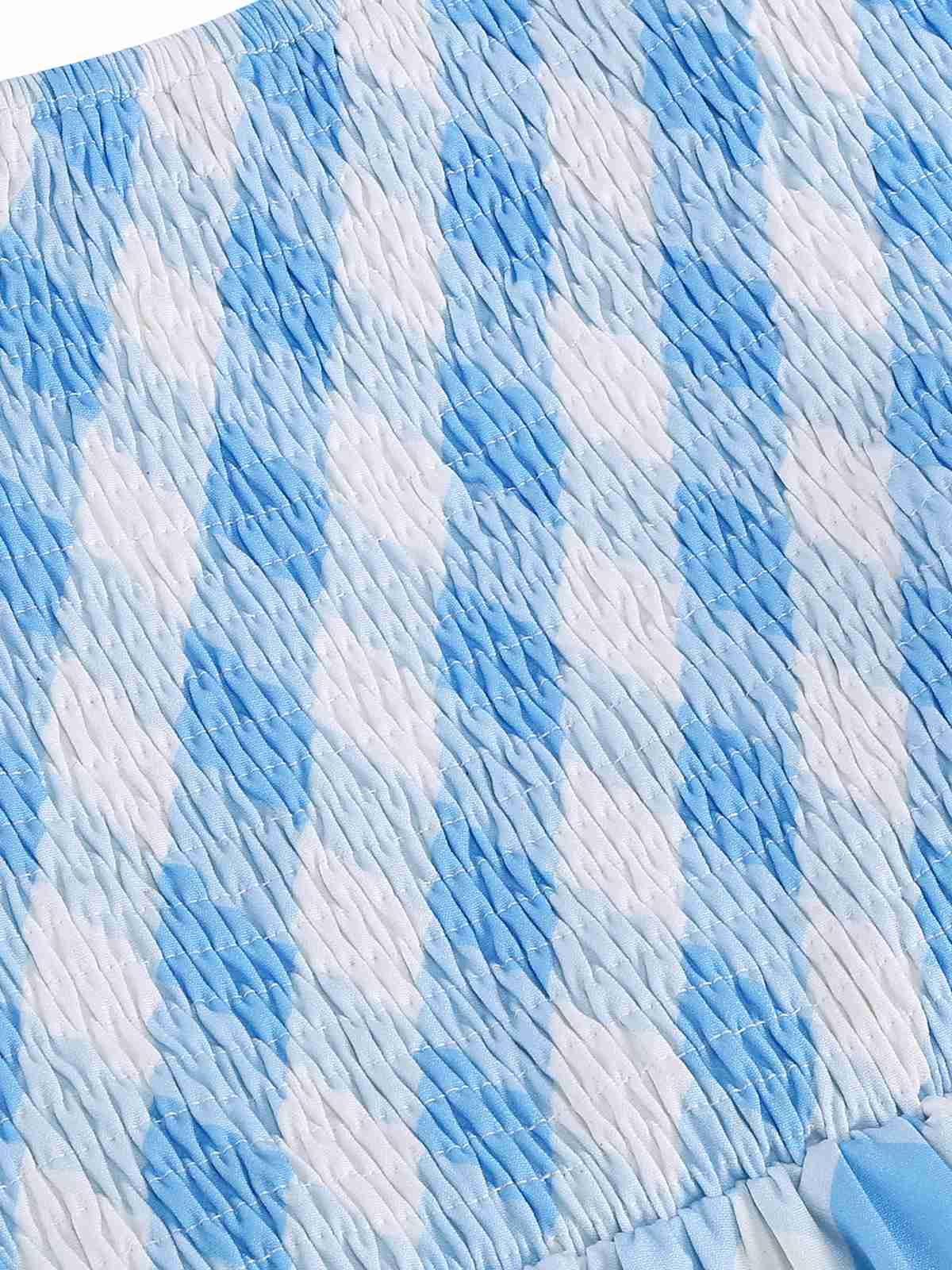 1950s Cap Sleeves Argyle Plaid Swing Dress - Image 11