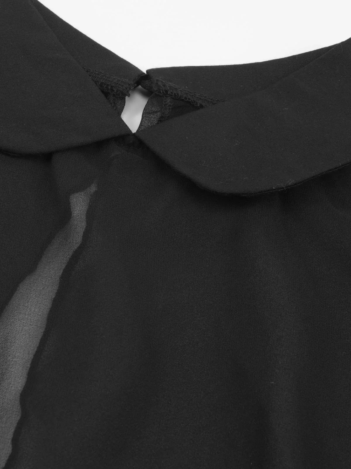 1950s Cape Patchwork Swing Dress - Image 5