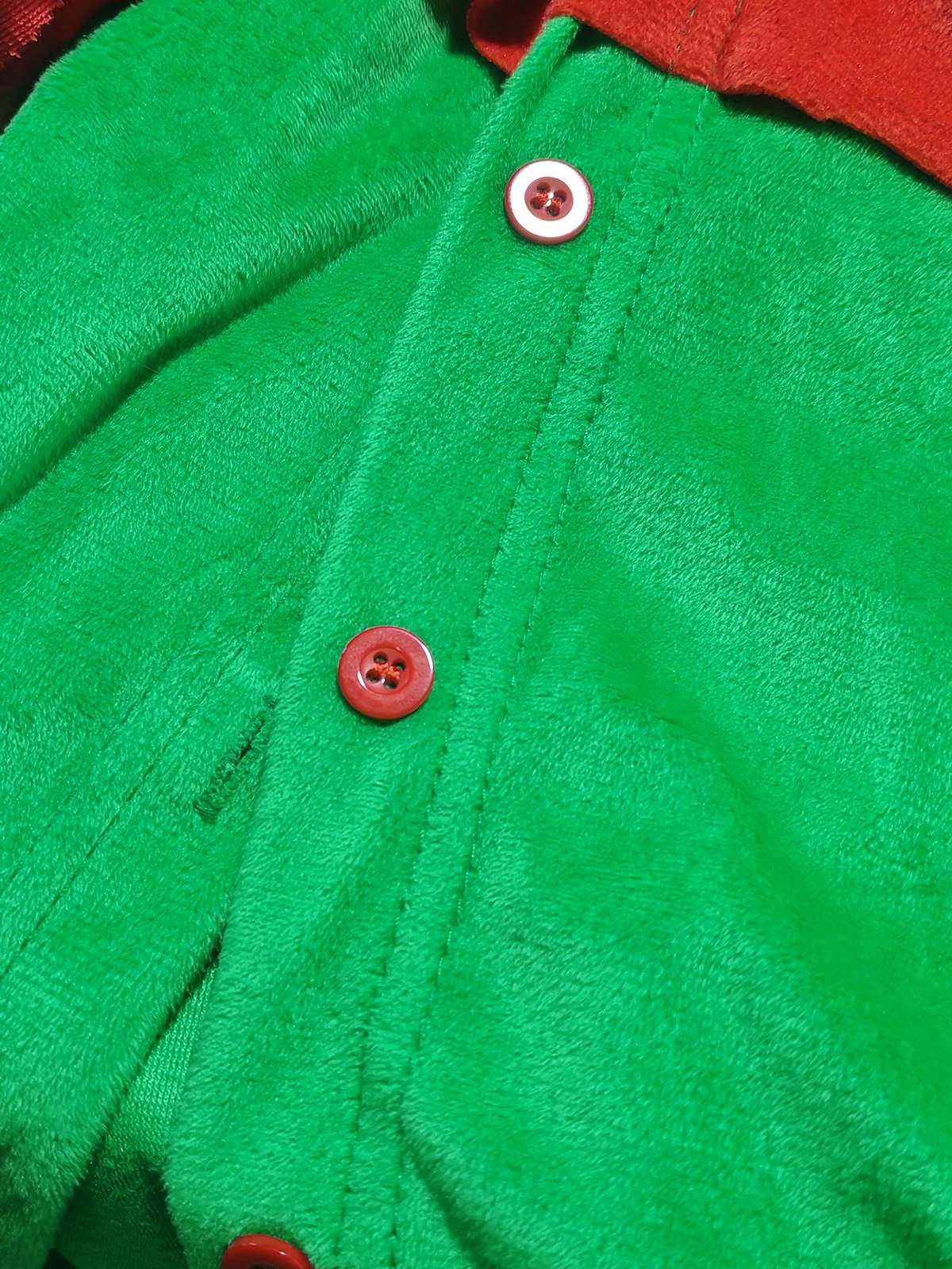 1950s Christmas Pom Pom Hooded Cape - Image 5