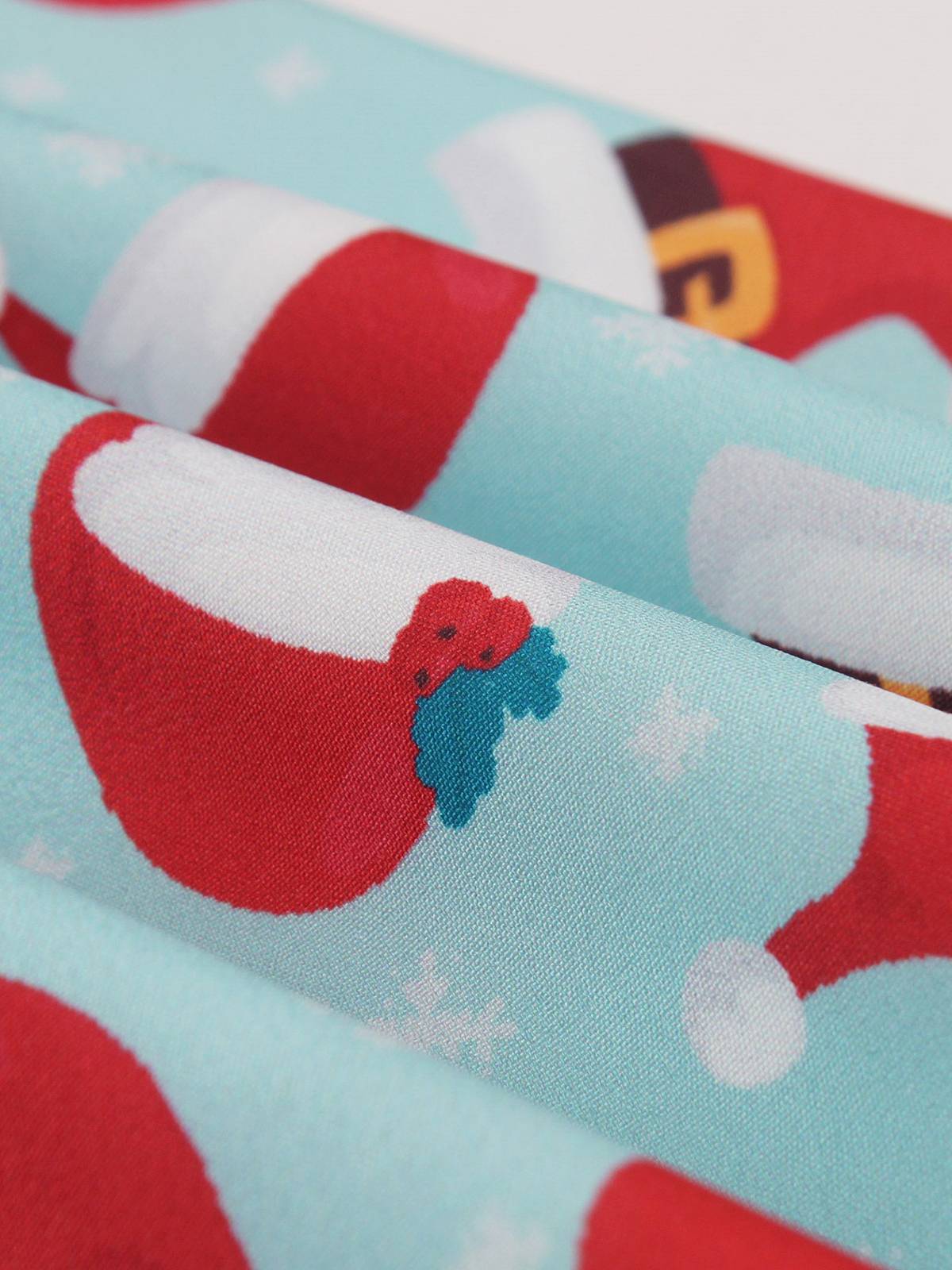 1950s Christmas Santa & Elk Print Swing Dress - Image 10