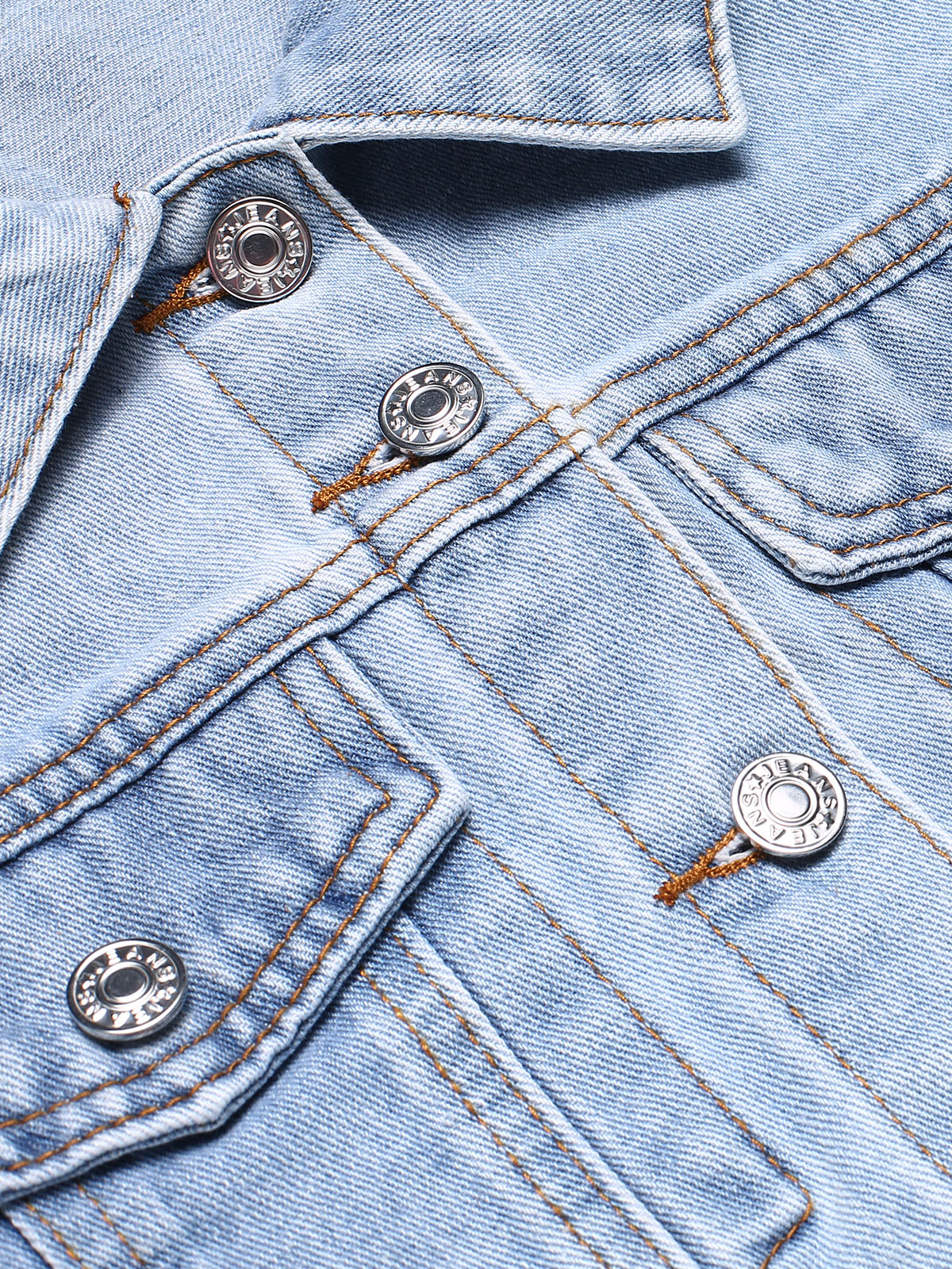 1950s Denim Leg-Of-Mutton Button Coat - Image 4