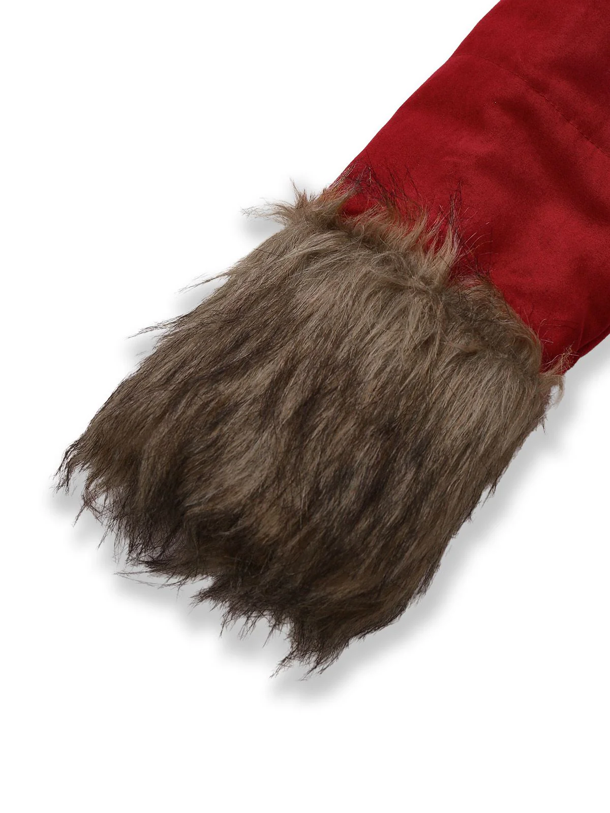 1950s Faux Fur Collar Lapel Belt Coat - Image 5