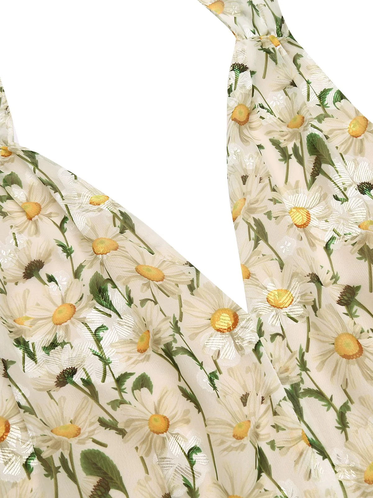 [Pre-Sale] 1950s Floral Halter Lace-up Vintage Romper - Image 5