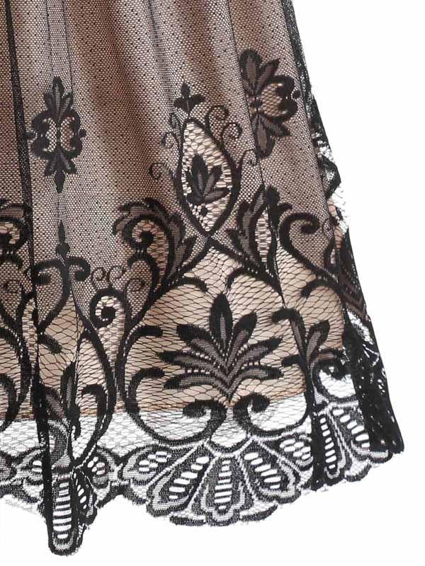 1950s Floral Patchwork Swing Dress - Image 4