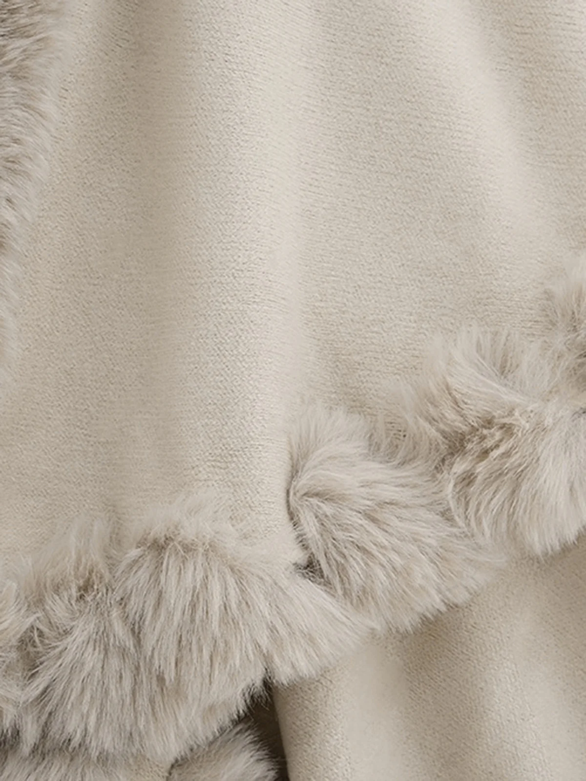 1950s Fur Collar Double Layer Cape Shawl - Image 11