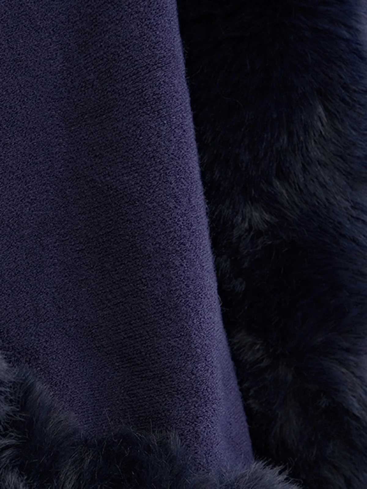 1950s Fur Collar Double Layer Cape Shawl - Image 8