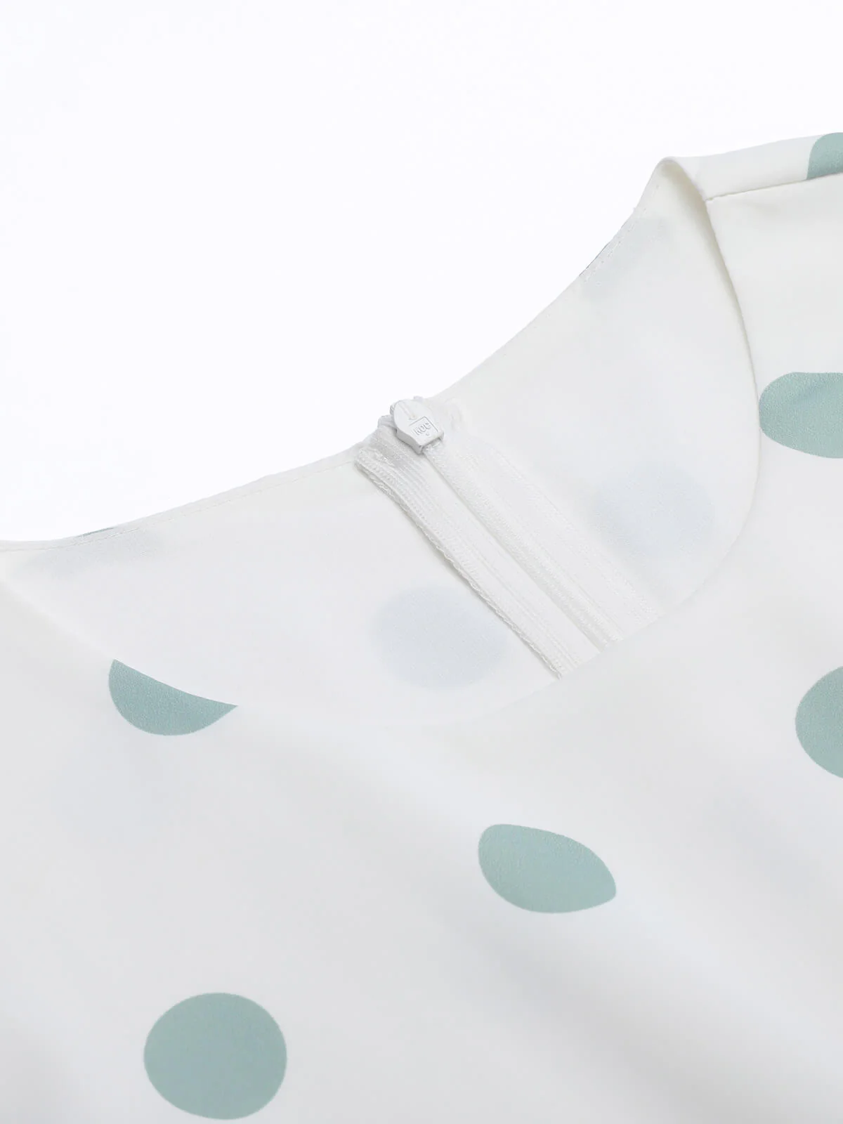 1930s Green White Splicing Polka Dot Jumpsuit - Image 4