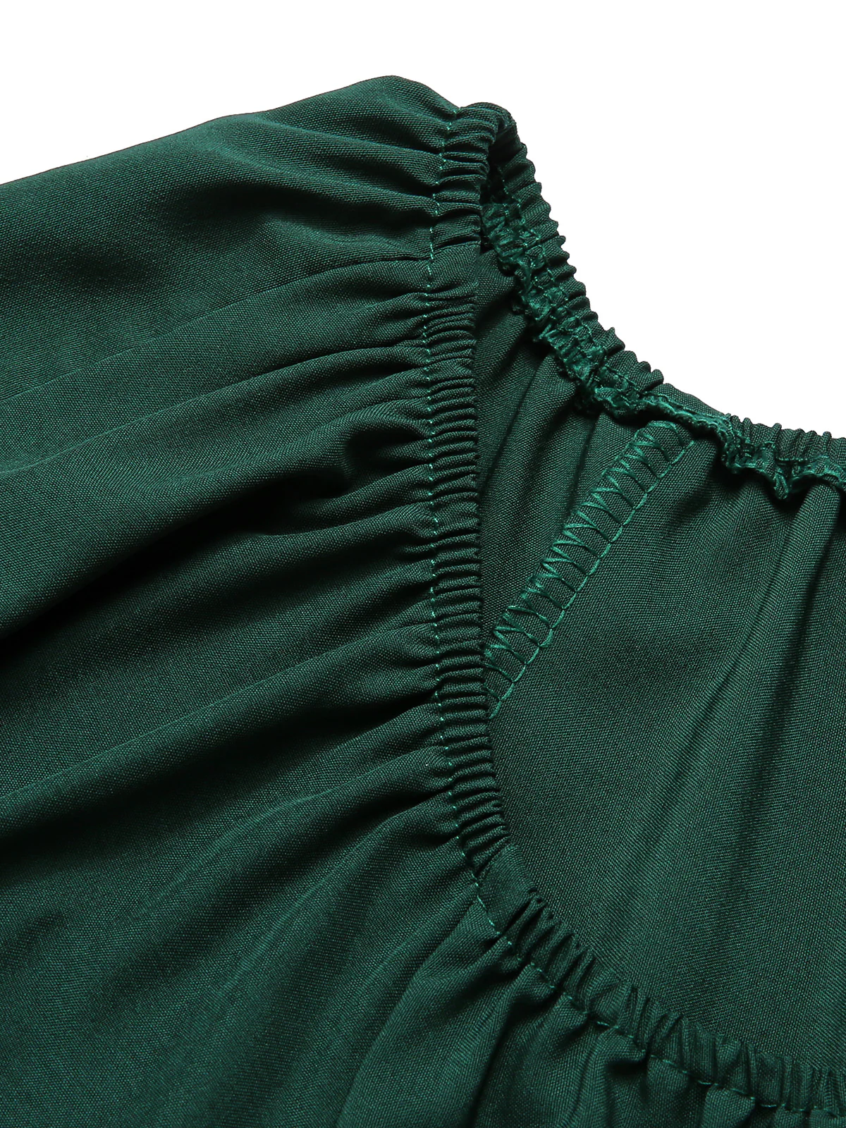 1950s Halloween Bat Sleeves Patchwork Dress - Image 6