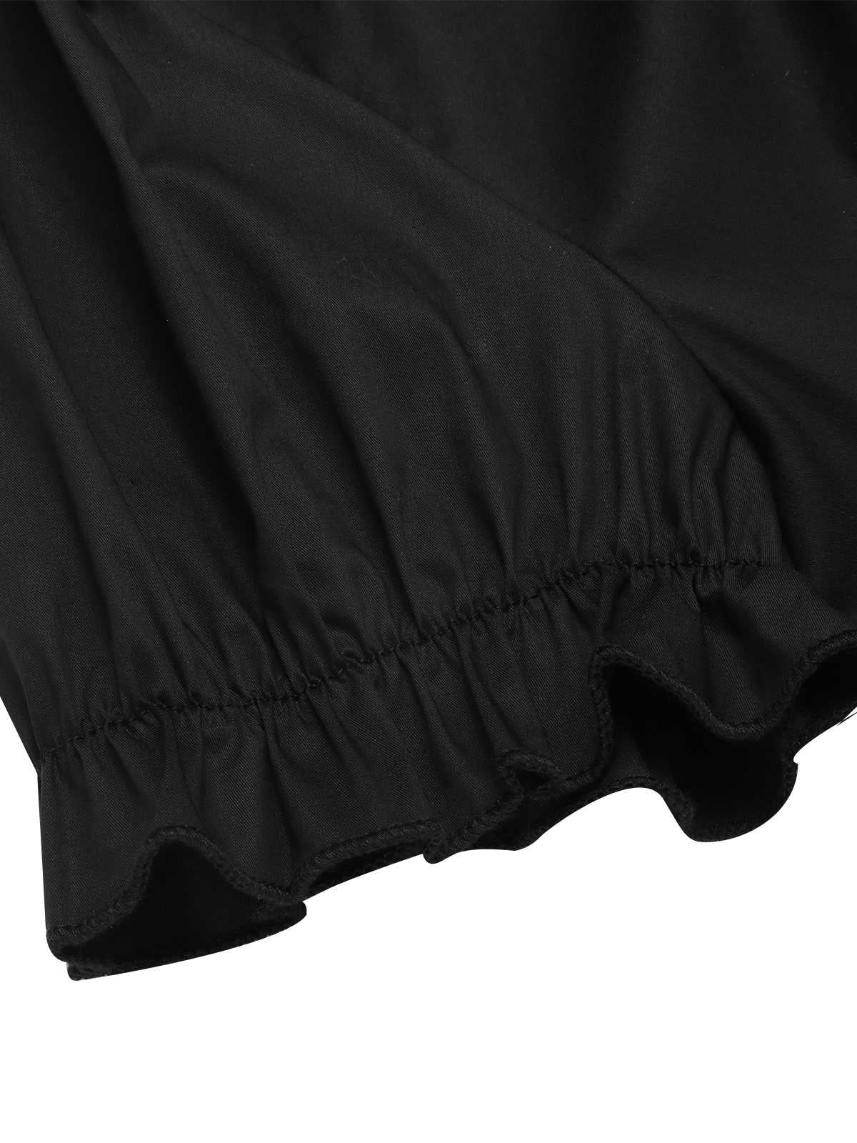 1950s Halloween Pumpkin Bow Tie Dress - Image 5