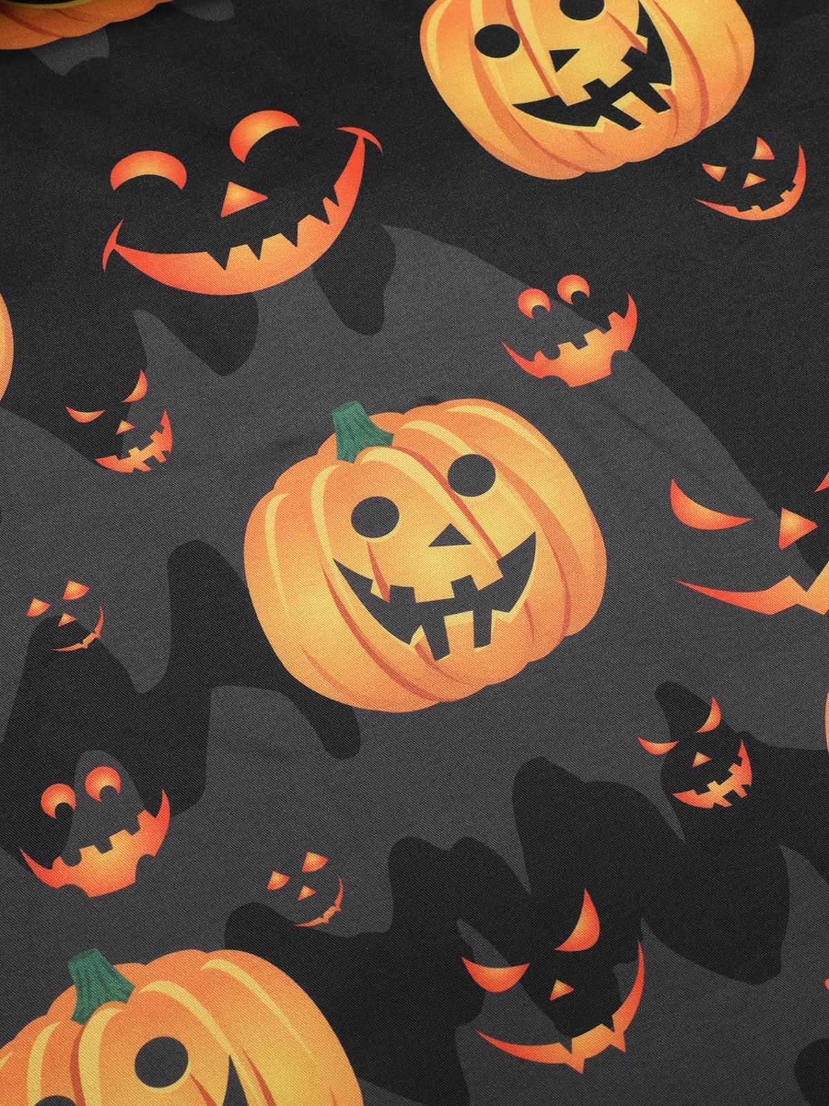 1950s Halloween Pumpkin Bow Tie Dress - Image 7