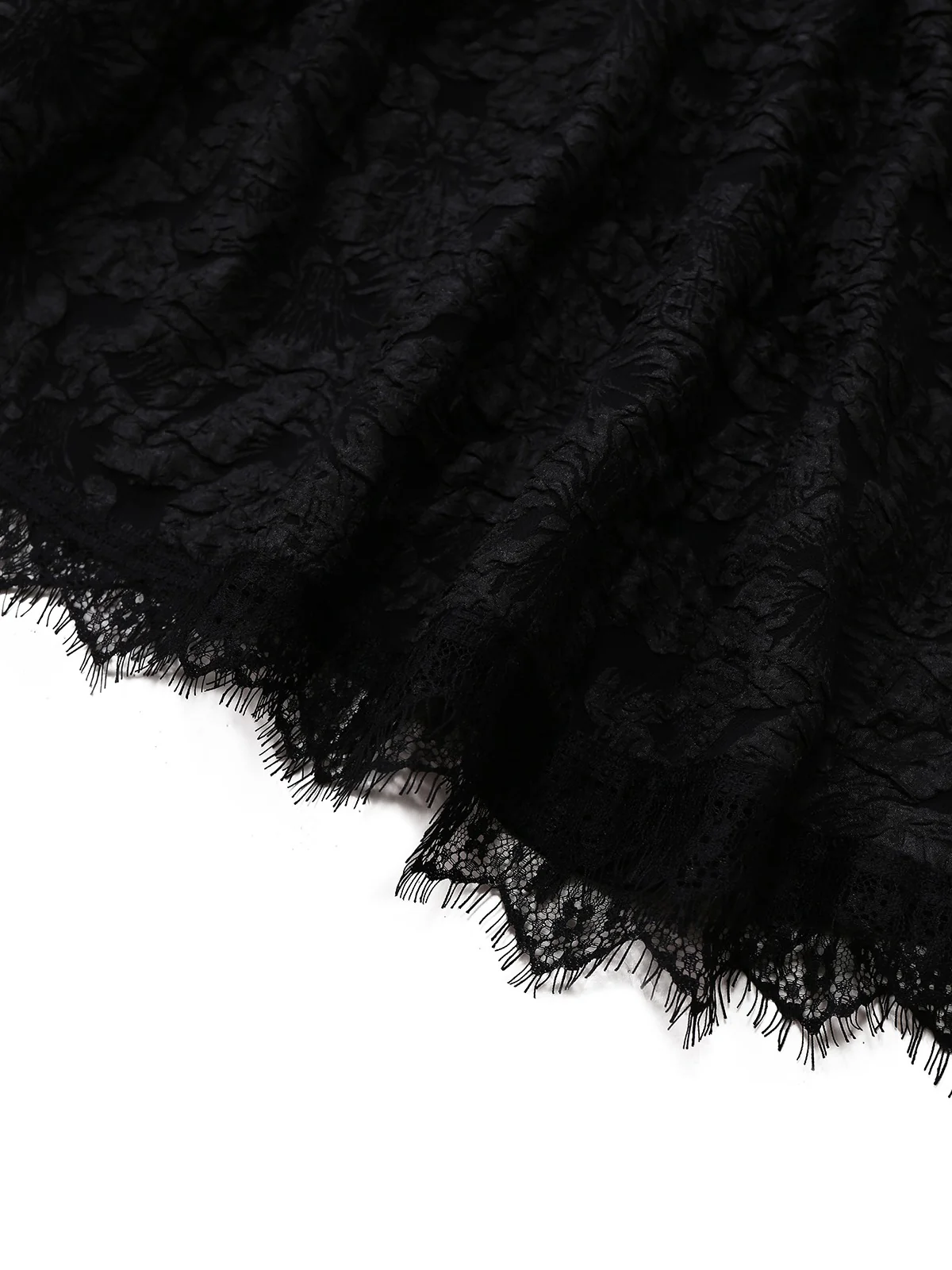 1950s Halloween Spider Web & Cross Textured Dress - Image 6
