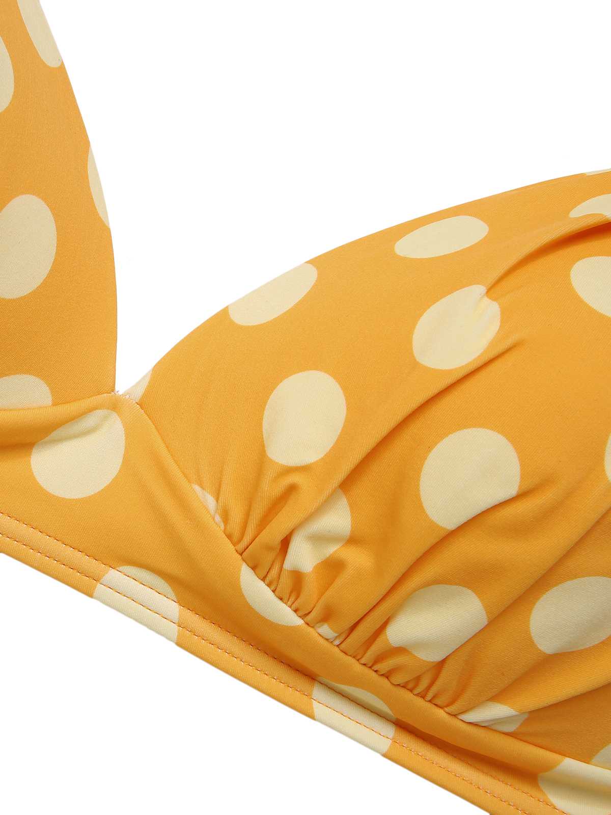 1950s Halter Contrast Polka Dots Swimsuit - Image 20