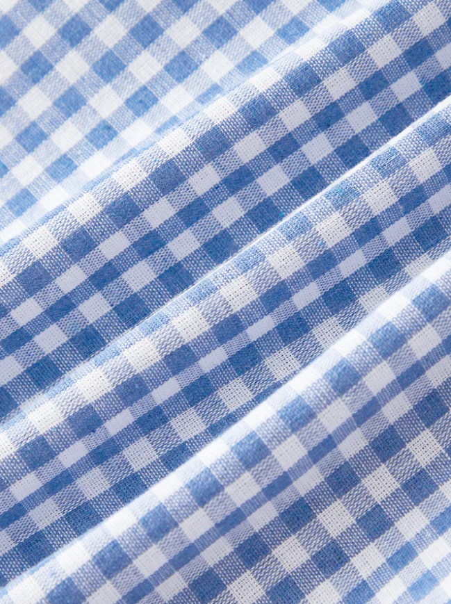 1950s Halter Gingham Plaids Bow Romper - Image 12