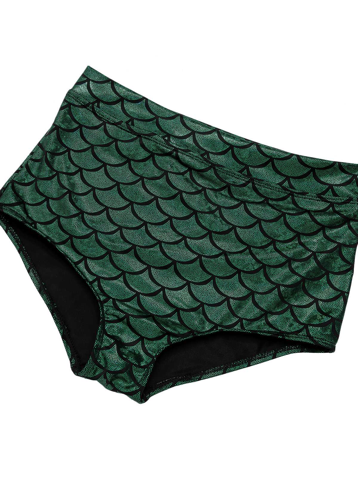 1950s Halter Mermaid Scales Swimsuit - Image 7