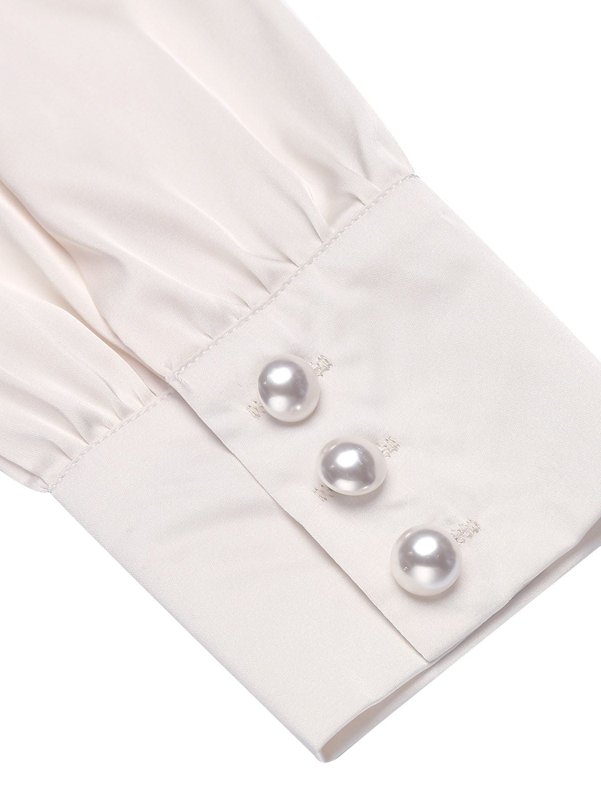1960s Ivory Solid Blouse & Gray Retro Skirt - Image 9