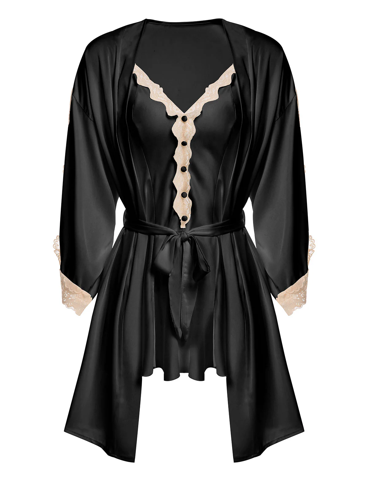 1950s Lace Spaghetti Strap Sleepwear - Image 3