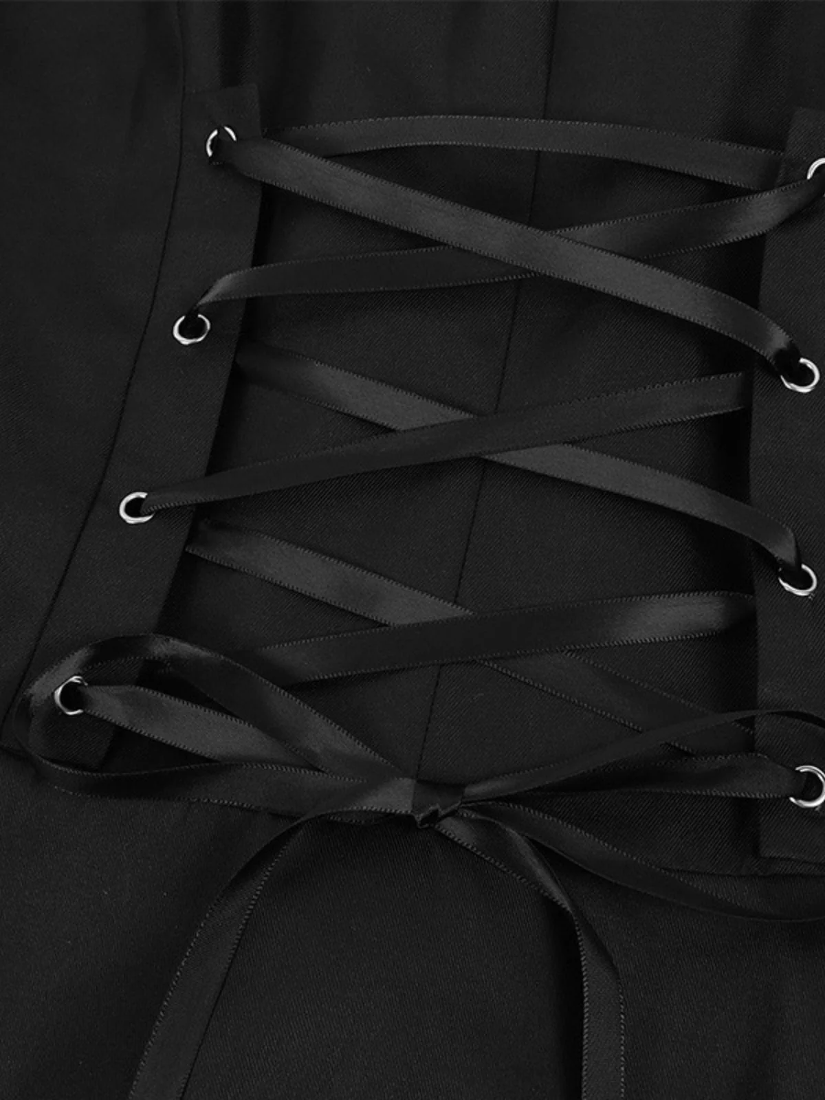 1950s Lapel Double Breasted Layered Skirted Jacket - Image 7