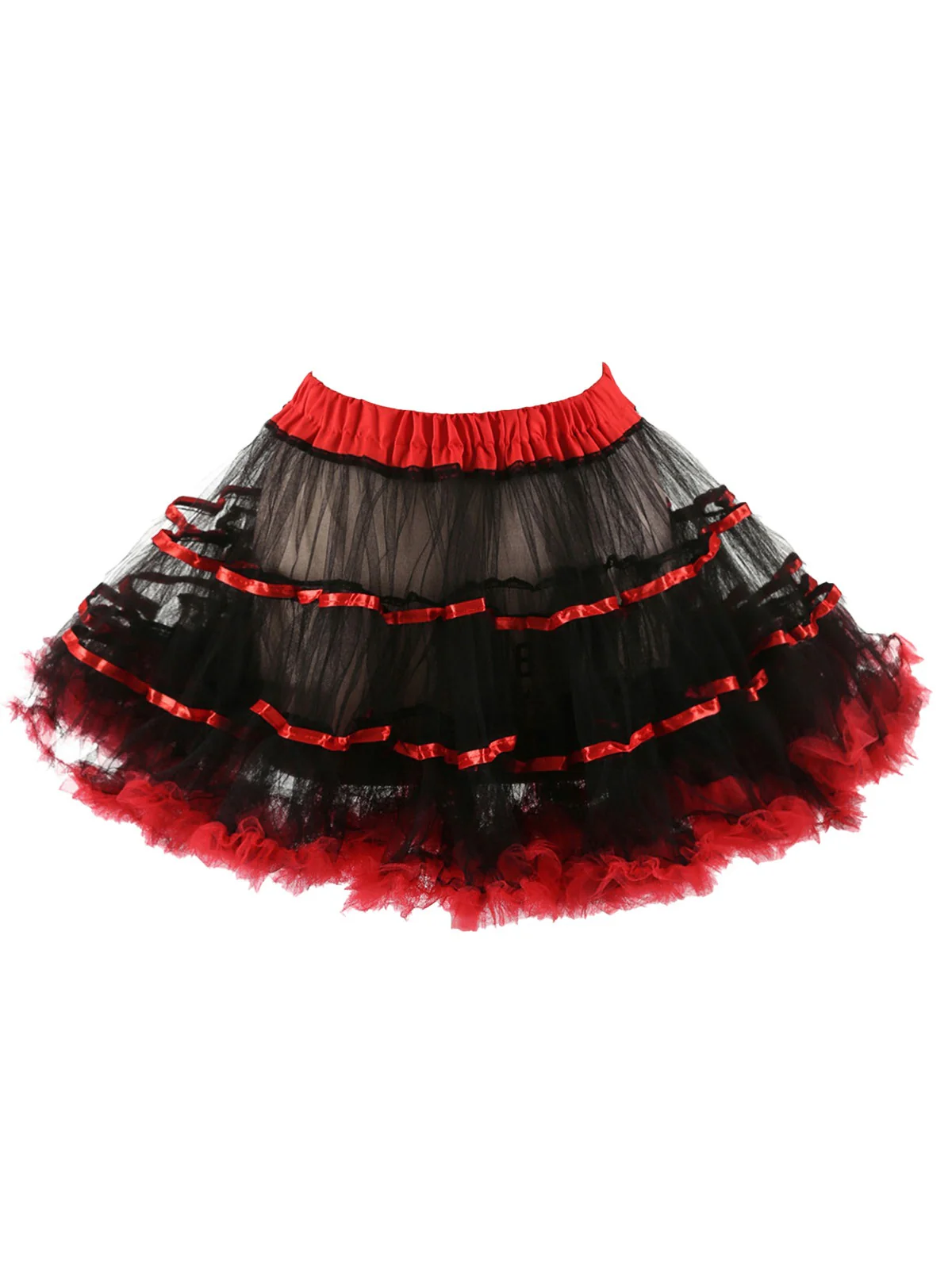 1950s Mesh Color Binding Underskirt Petticoat - Image 3