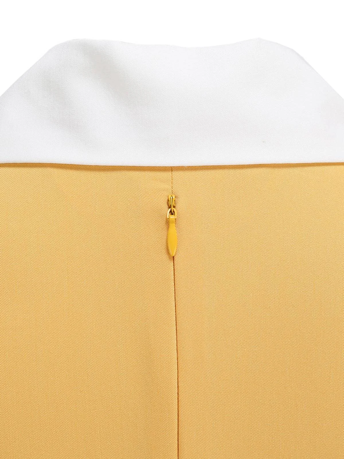 1950s Notched Collar Colorblock Swing Dress - Image 6