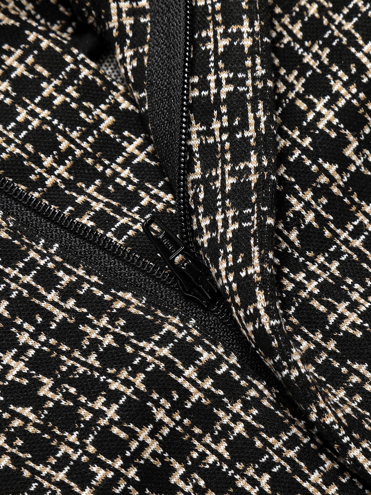 1950s Plaid Pencil Suspender Pants - Image 5