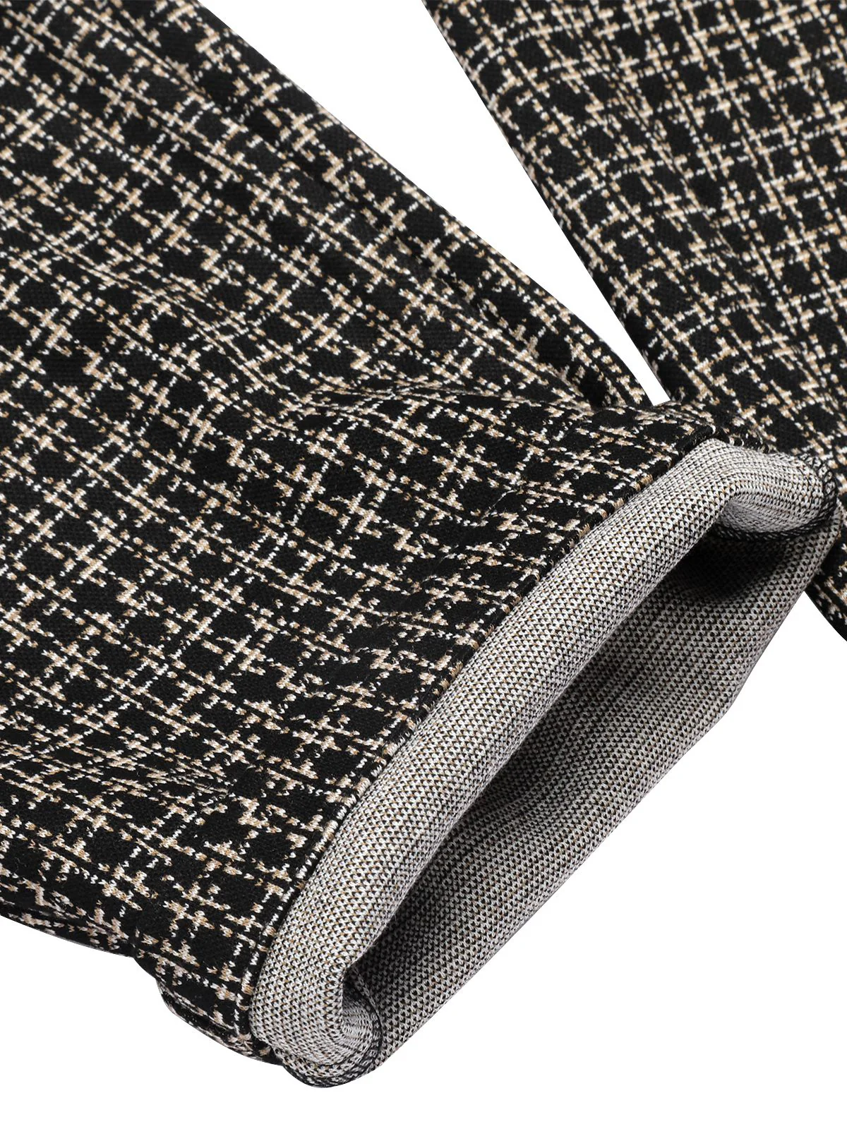 1950s Plaid Pencil Suspender Pants - Image 6