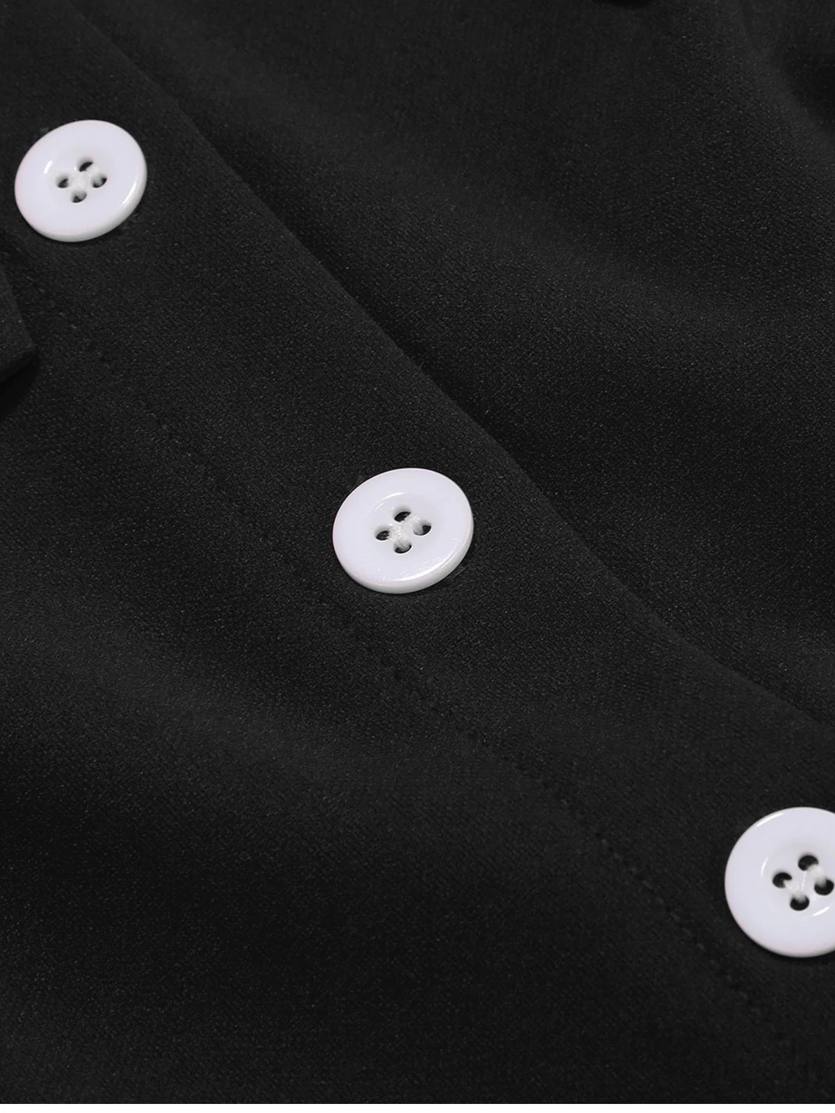 1950s Polka Dot Bow Swing Dress - Image 17